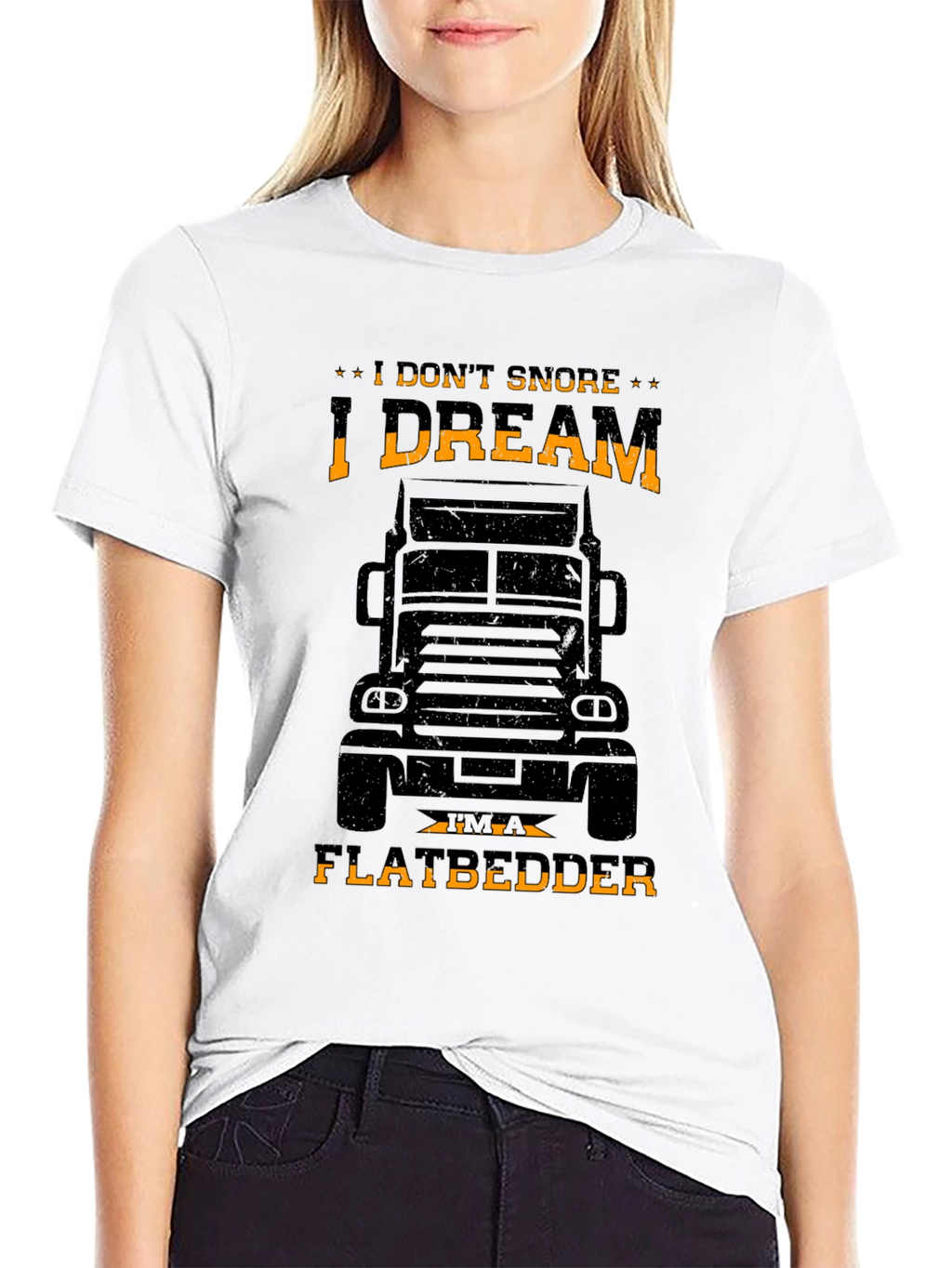 I DREAM IM A FLATBEDDER Trucker T-Shirt