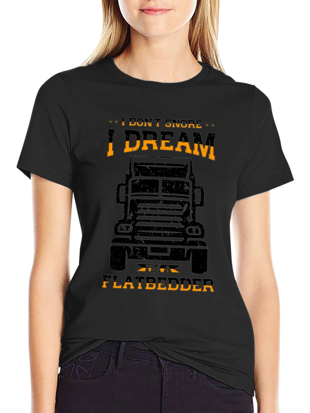 I DREAM IM A FLATBEDDER Trucker T-Shirt