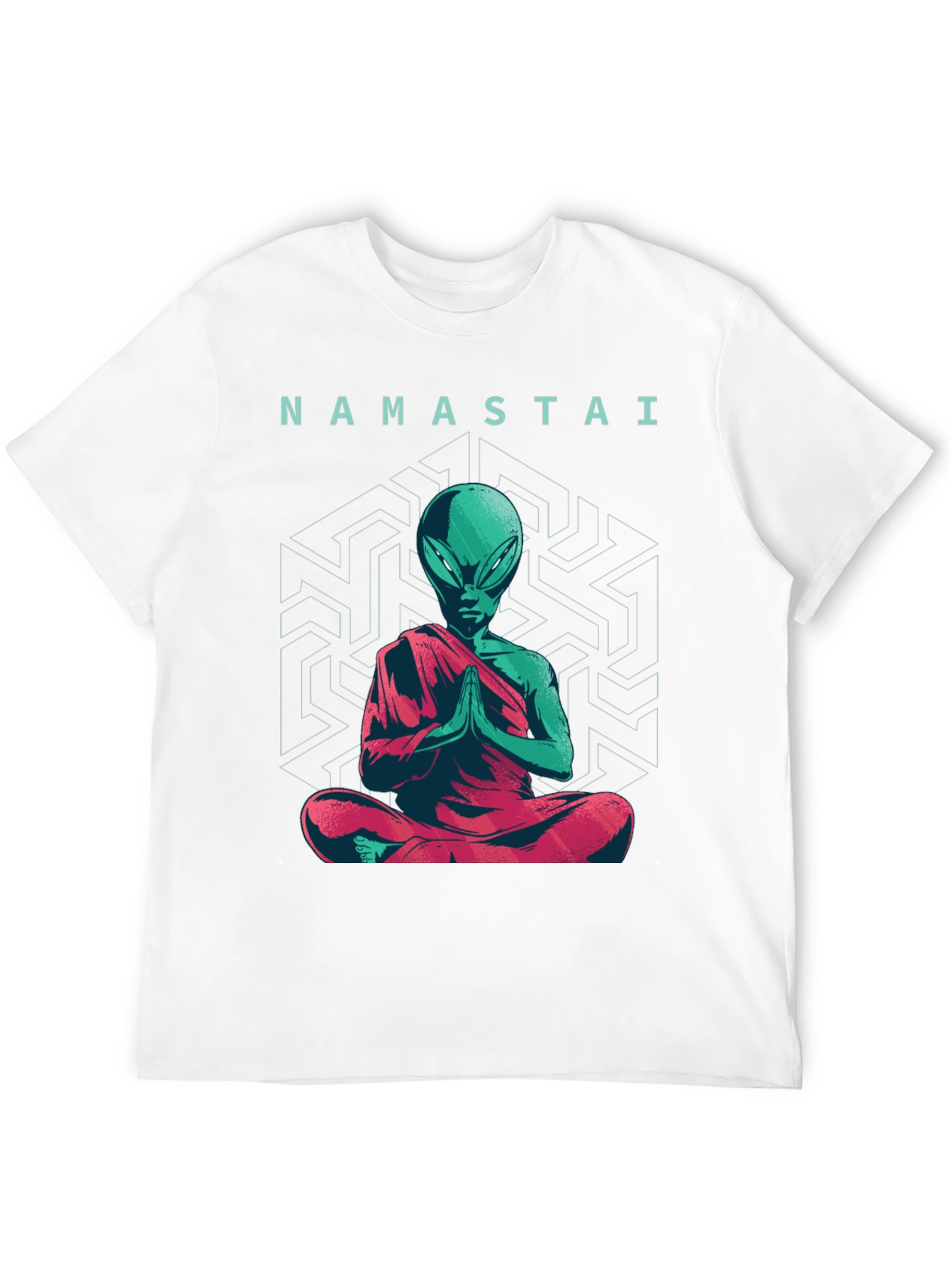 Namastai Alien Meditation T-Shirt - Sci-Fi Spiritual Tee