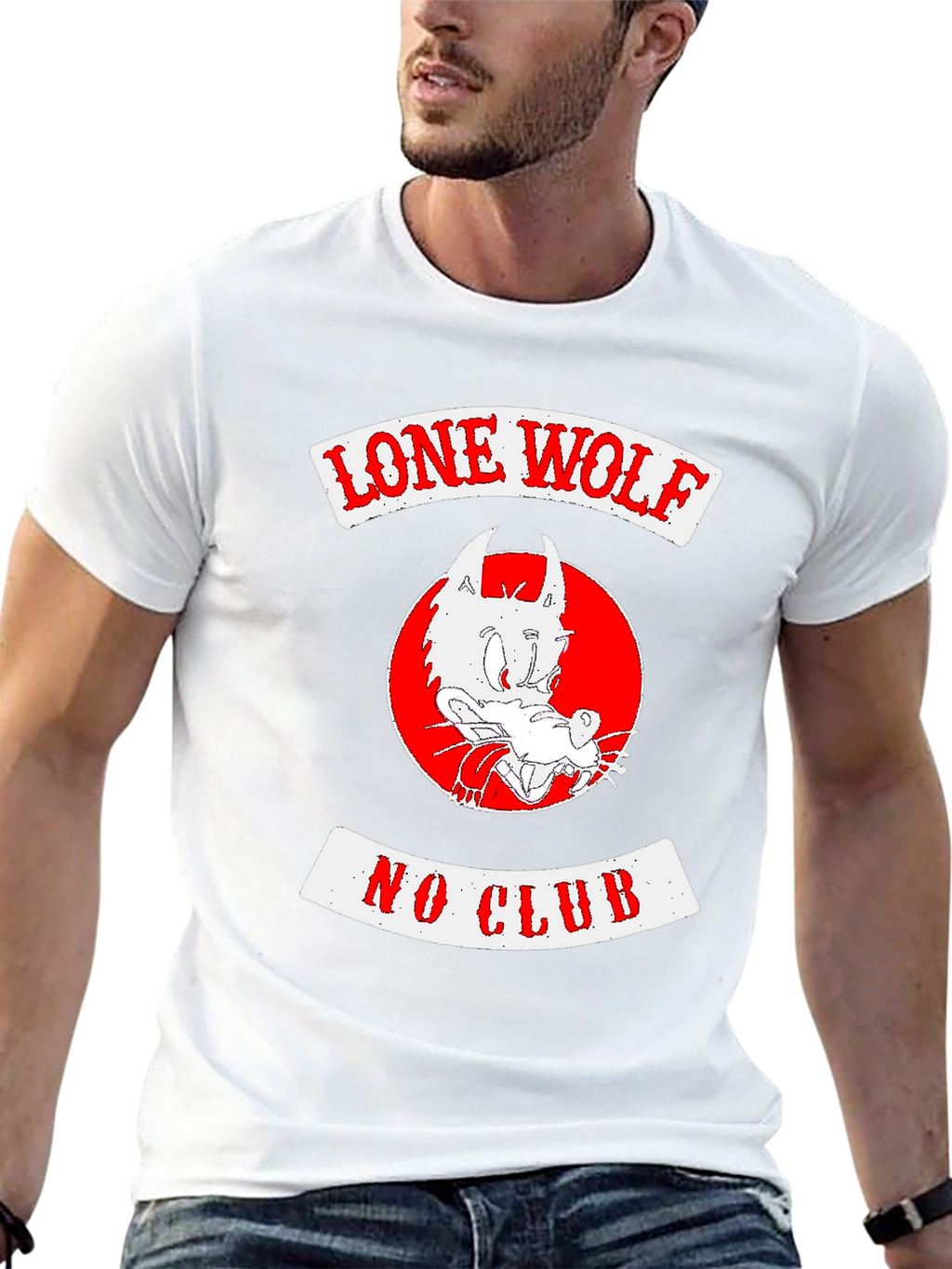 Lone Wolf No Club Graphic Tee