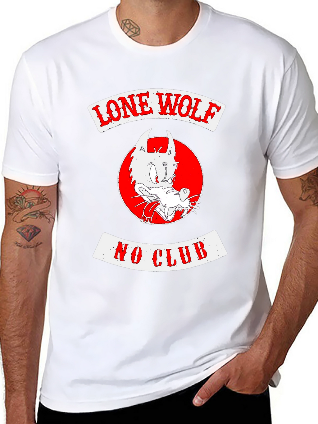 Lone Wolf No Club Graphic Tee
