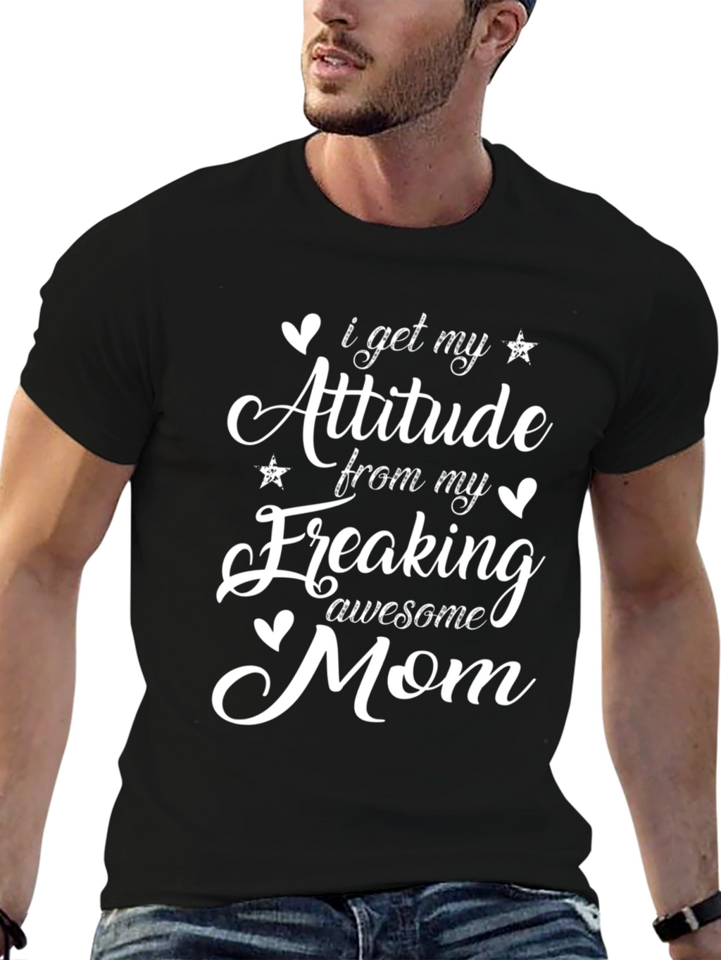 I Get My Attitude from My Awesome Mom T-Shirt