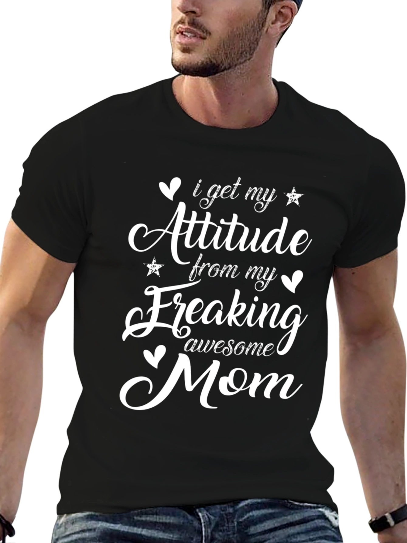 I Get My Attitude from My Awesome Mom T-Shirt