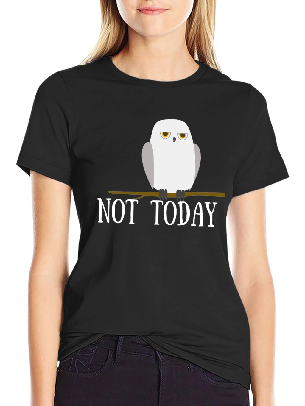 Not Today Owl Graphic Tee - Unisex Casual T-Shirt