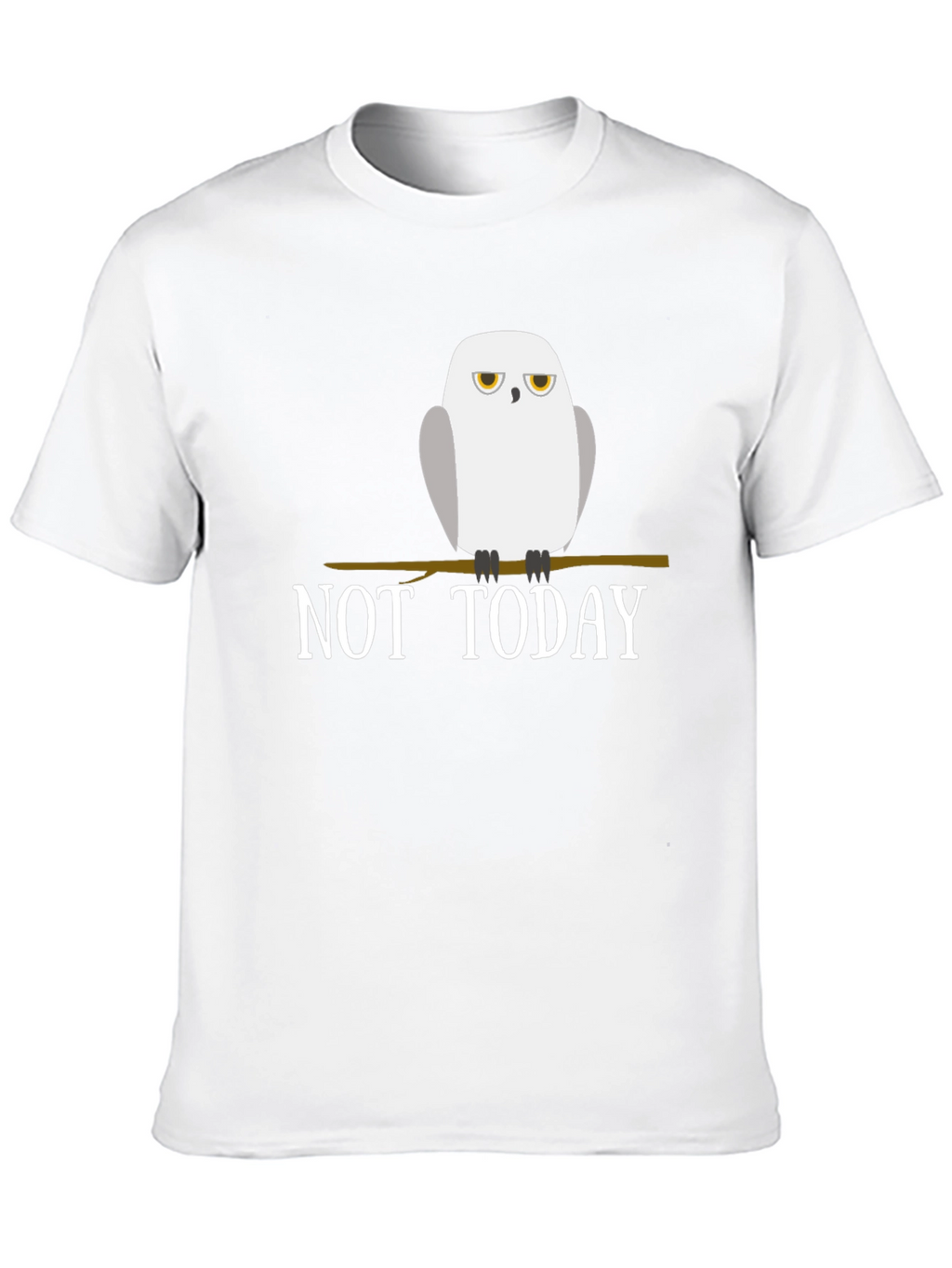 Not Today Owl Graphic Tee - Unisex Casual T-Shirt