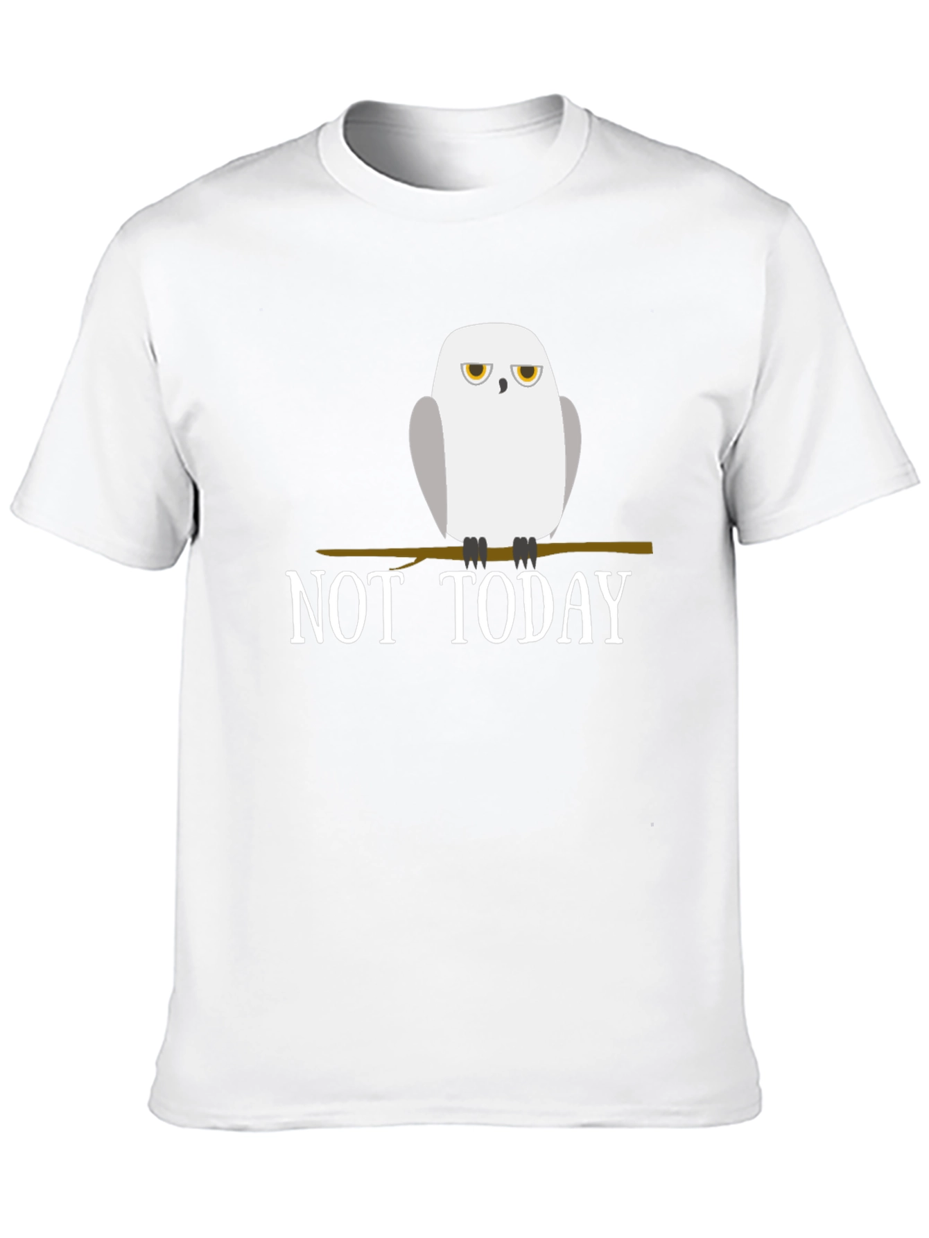Not Today Owl Graphic Tee - Unisex Casual T-Shirt