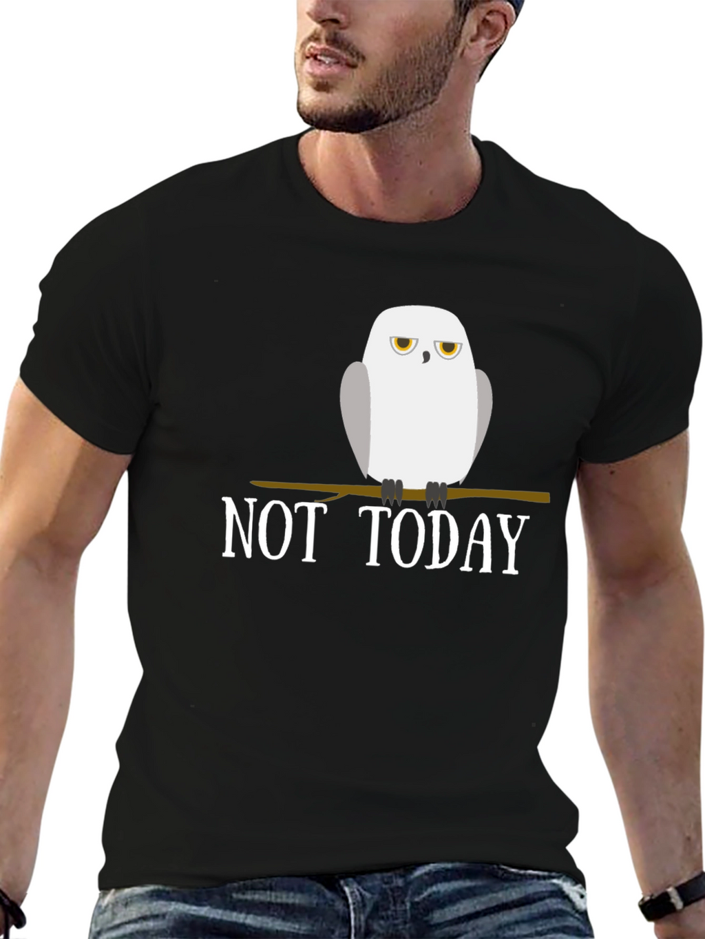 Not Today Owl Graphic Tee - Unisex Casual T-Shirt