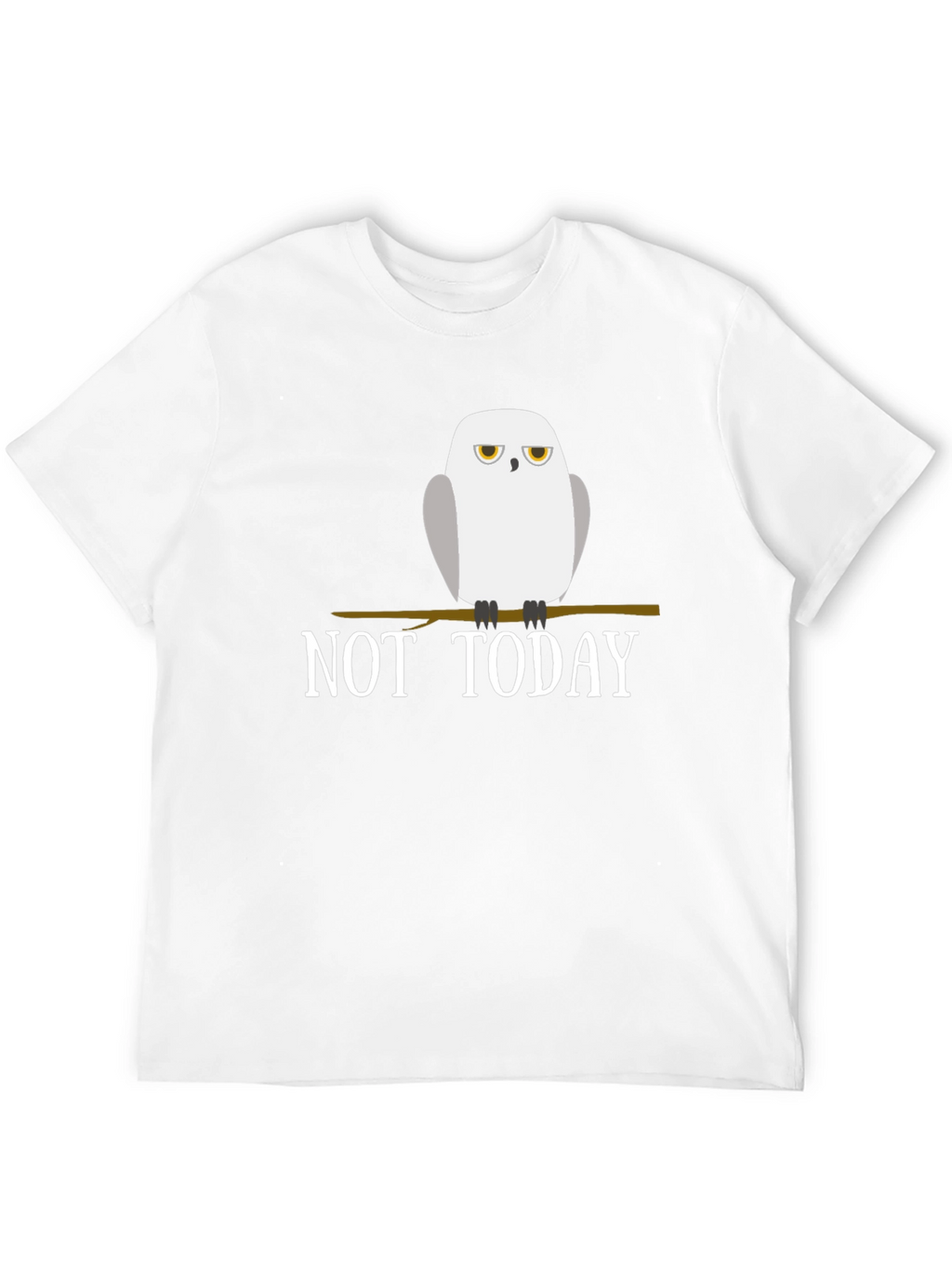 Not Today Owl Graphic Tee - Unisex Casual T-Shirt