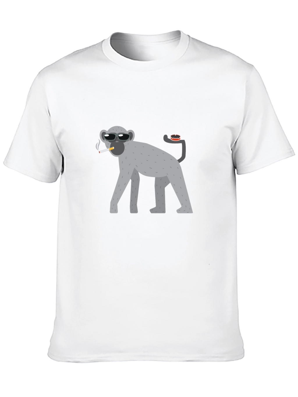 Cool Monkey Black T-Shirt