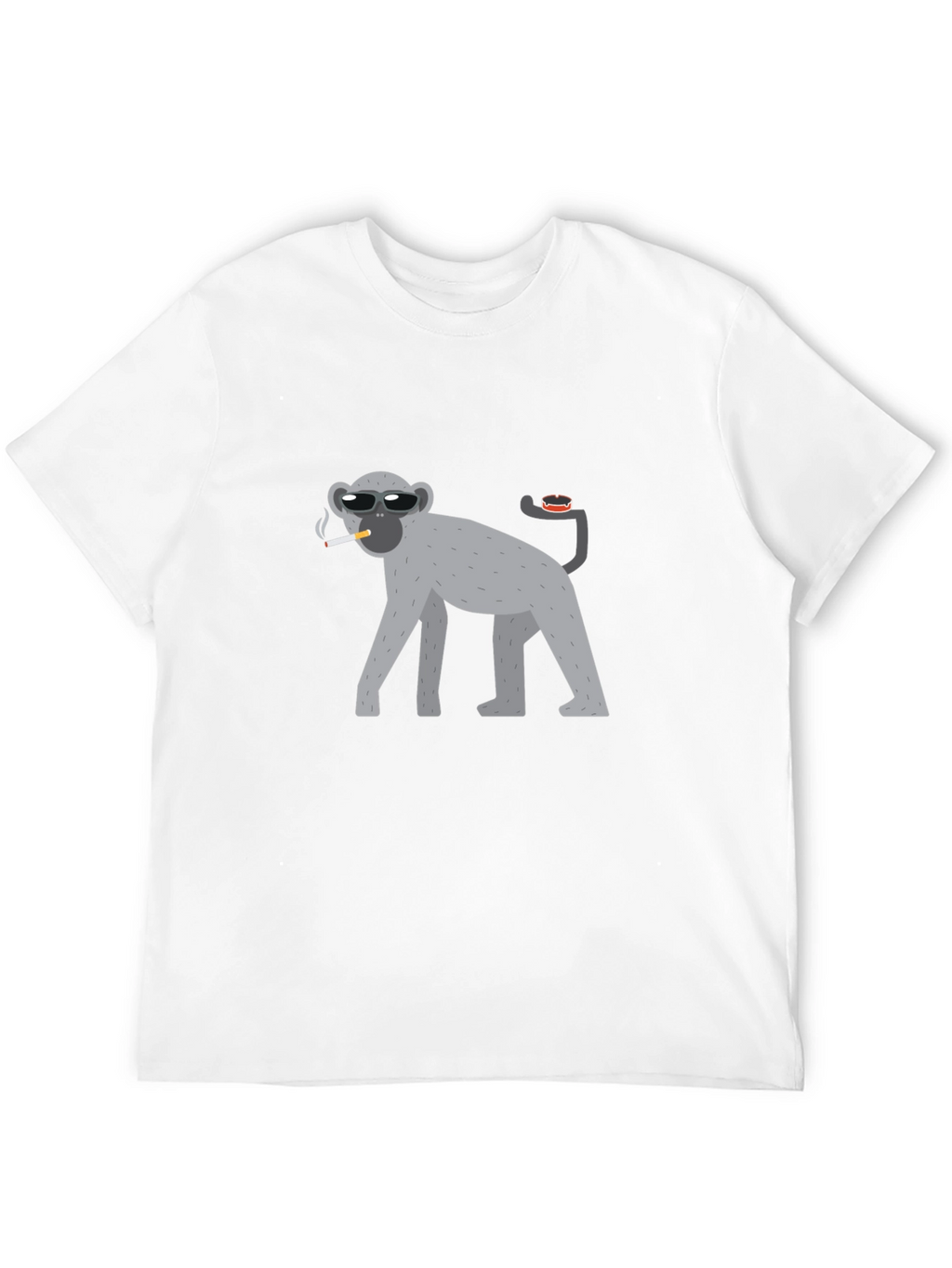 Cool Monkey Black T-Shirt