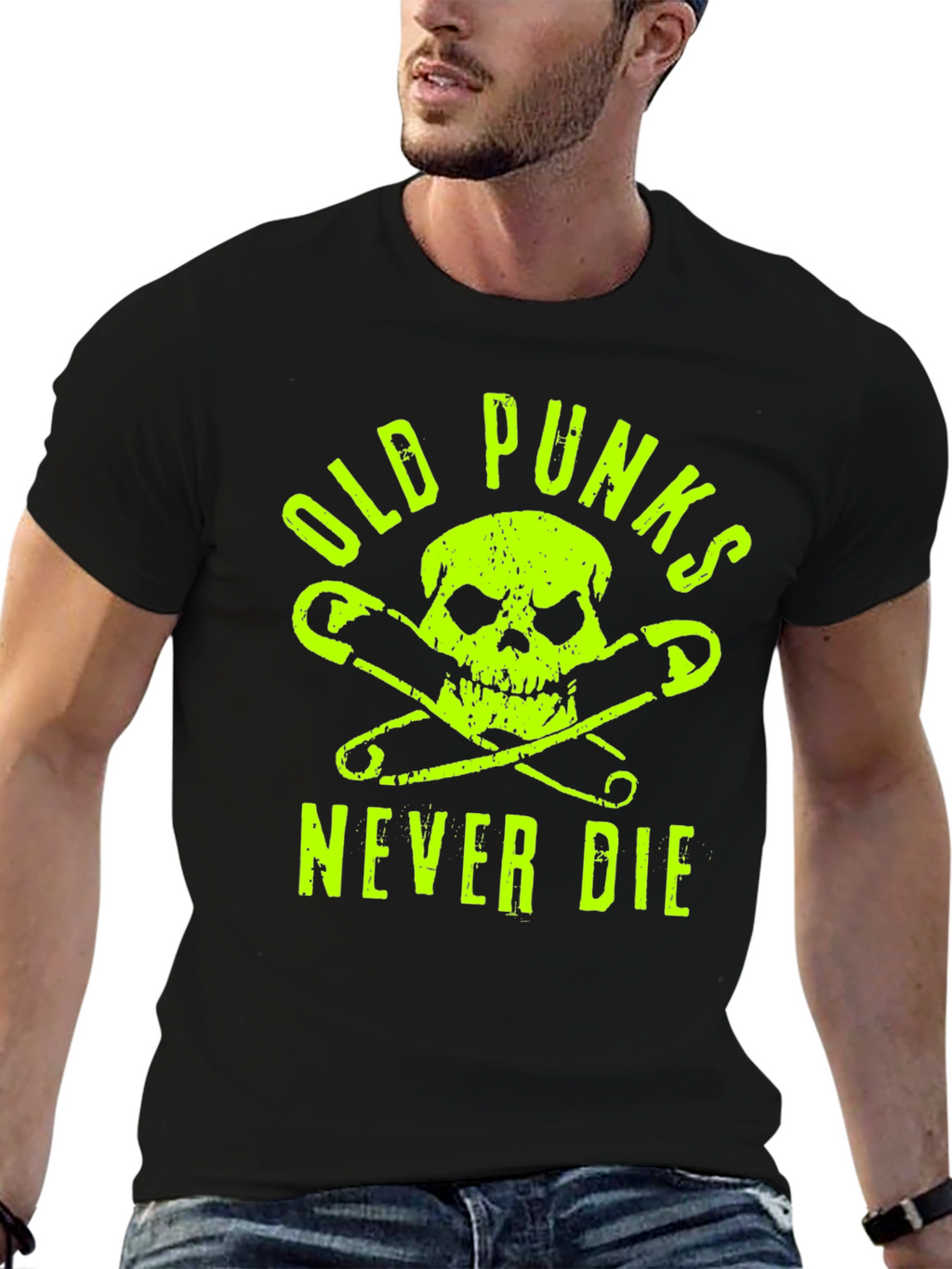 Old Punks Never Die Graphic Tee