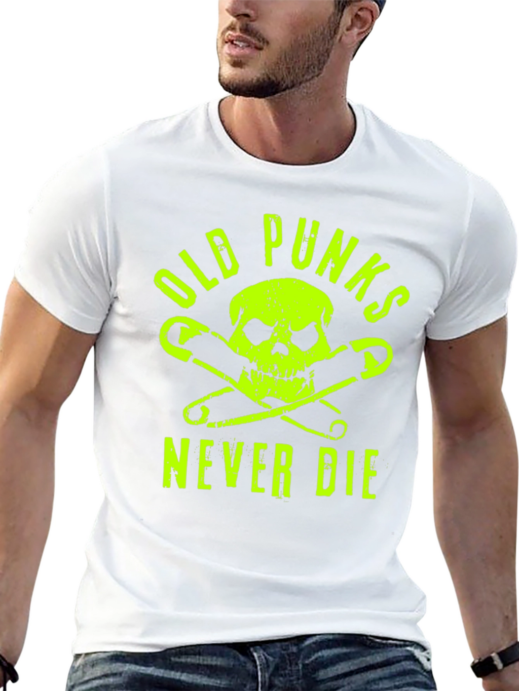 Old Punks Never Die Graphic Tee
