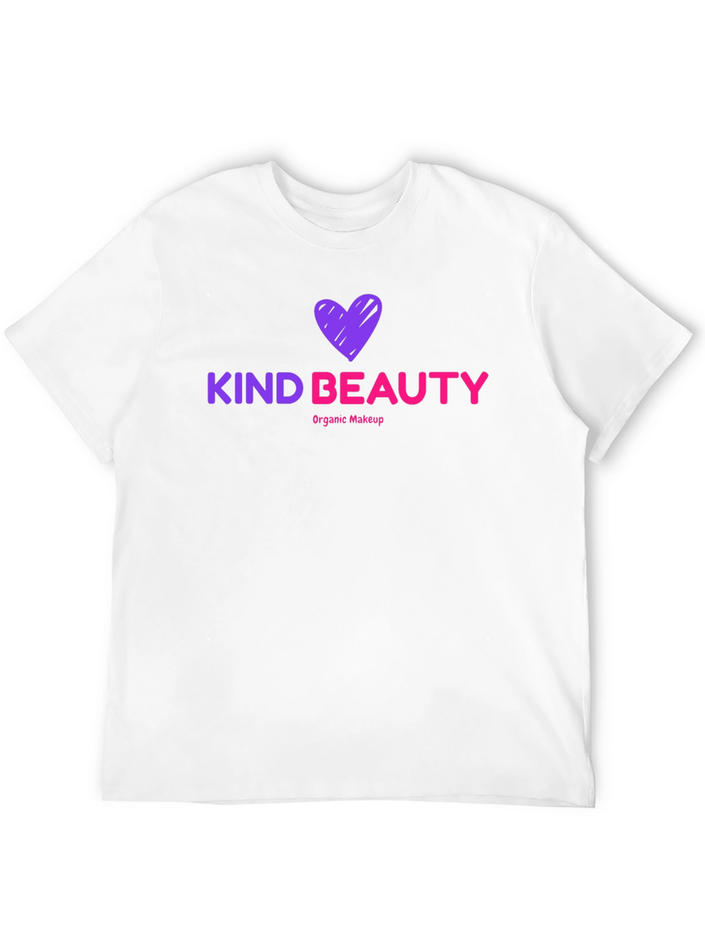 Kind Beauty T-Shirt Organic Makeup Black Tee