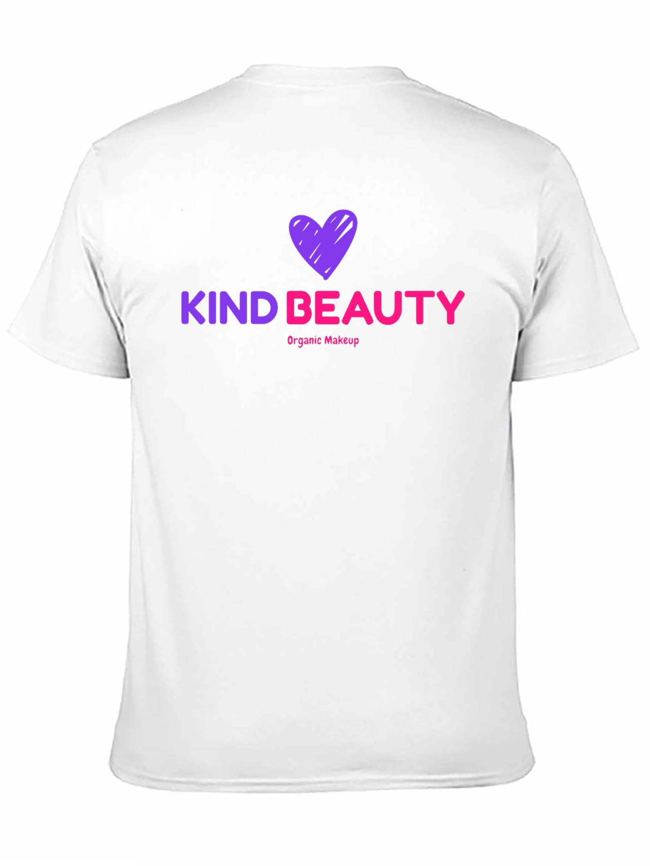 Kind Beauty T-Shirt Organic Makeup Black Tee