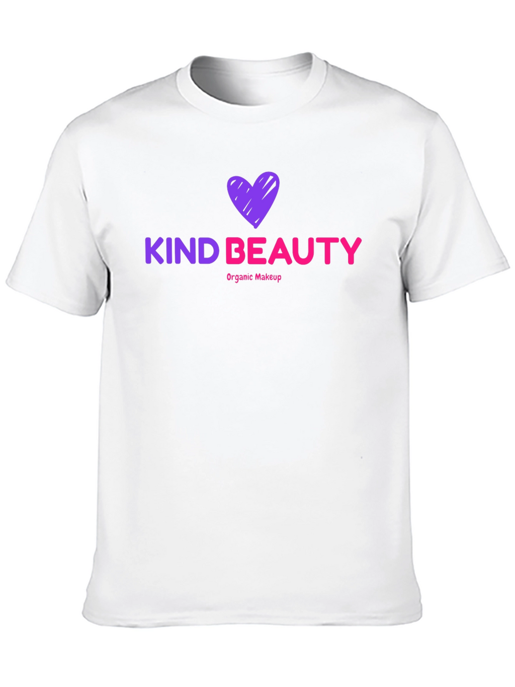 Kind Beauty T-Shirt Organic Makeup Black Tee
