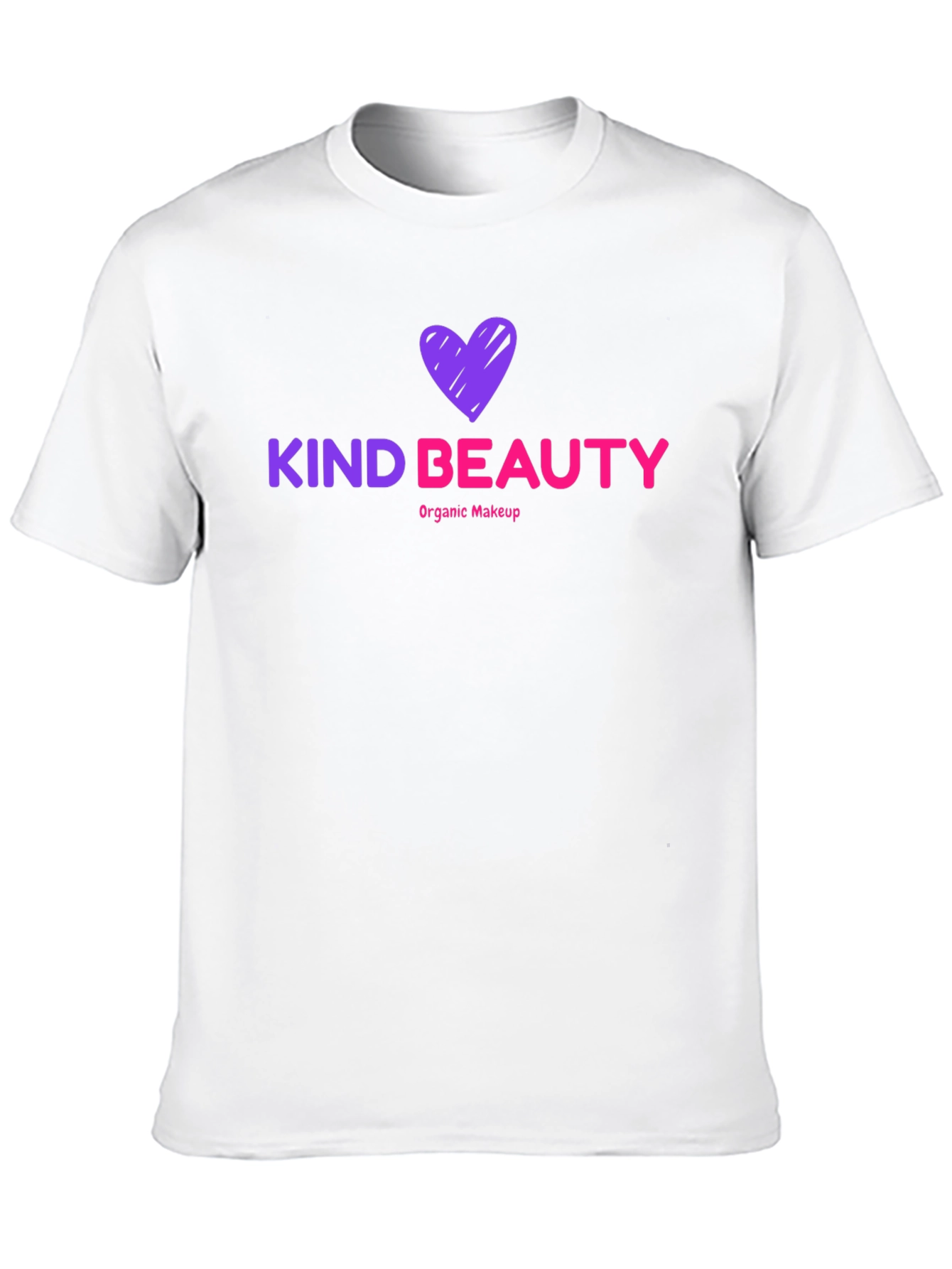 Kind Beauty T-Shirt Organic Makeup Black Tee