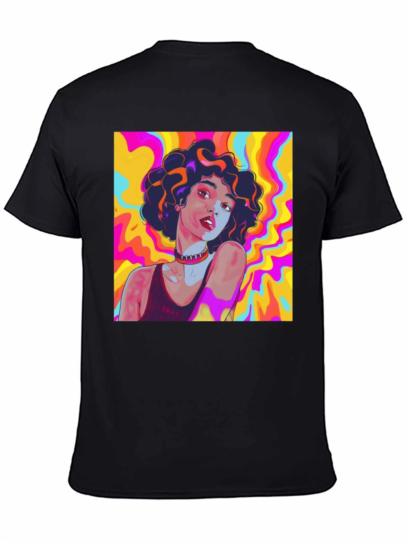 Psychedelic Art T-Shirt - Bold Colorful Graphic Tee