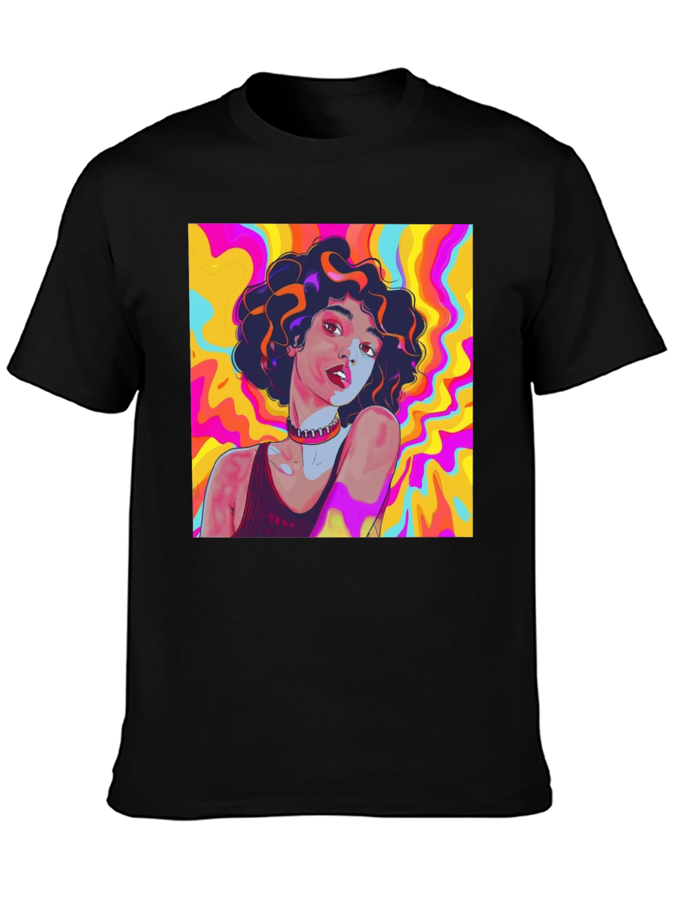 Psychedelic Art T-Shirt - Bold Colorful Graphic Tee