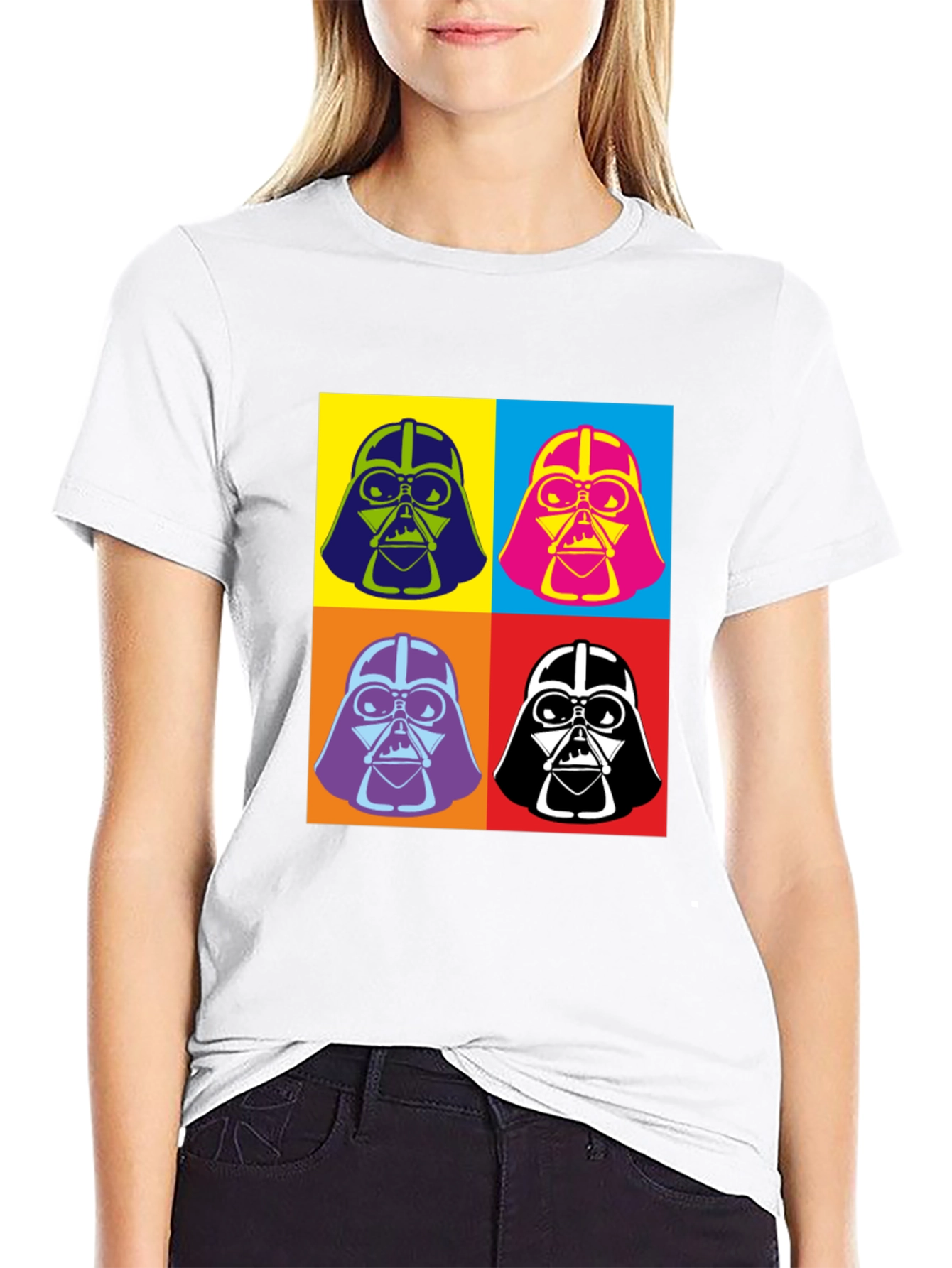 Darth Vader Pop Art T-Shirt - Black Star Wars Tee