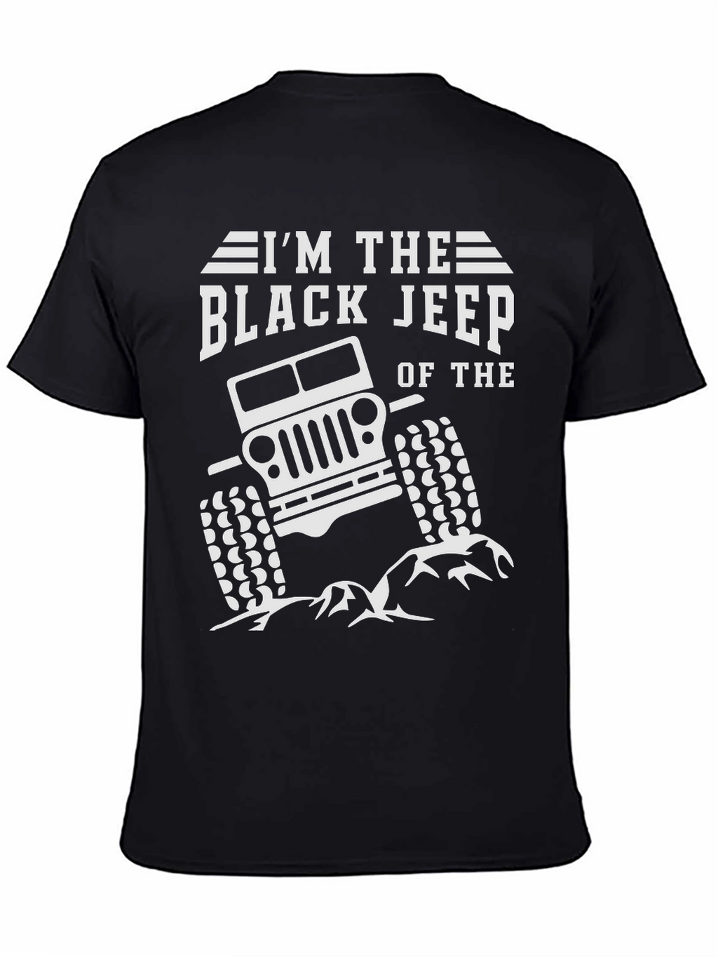Black Jeep T-Shirt - Off-Road Adventure Tee