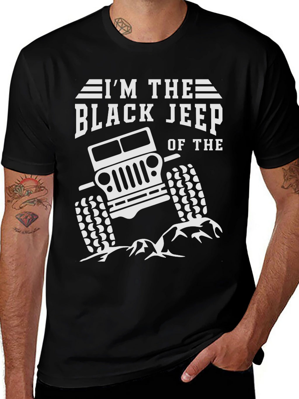 Black Jeep T-Shirt - Off-Road Adventure Tee