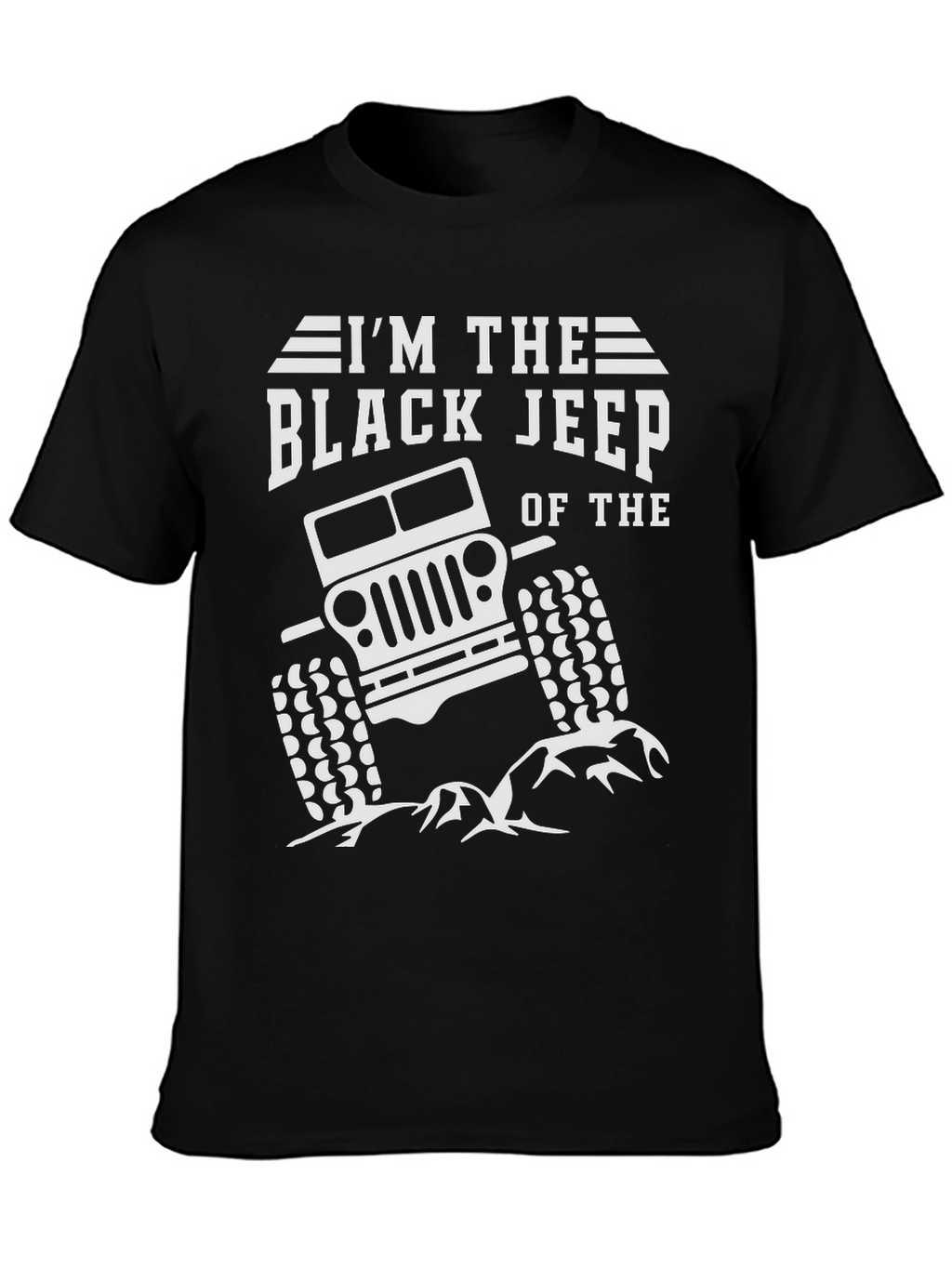 Black Jeep T-Shirt - Off-Road Adventure Tee