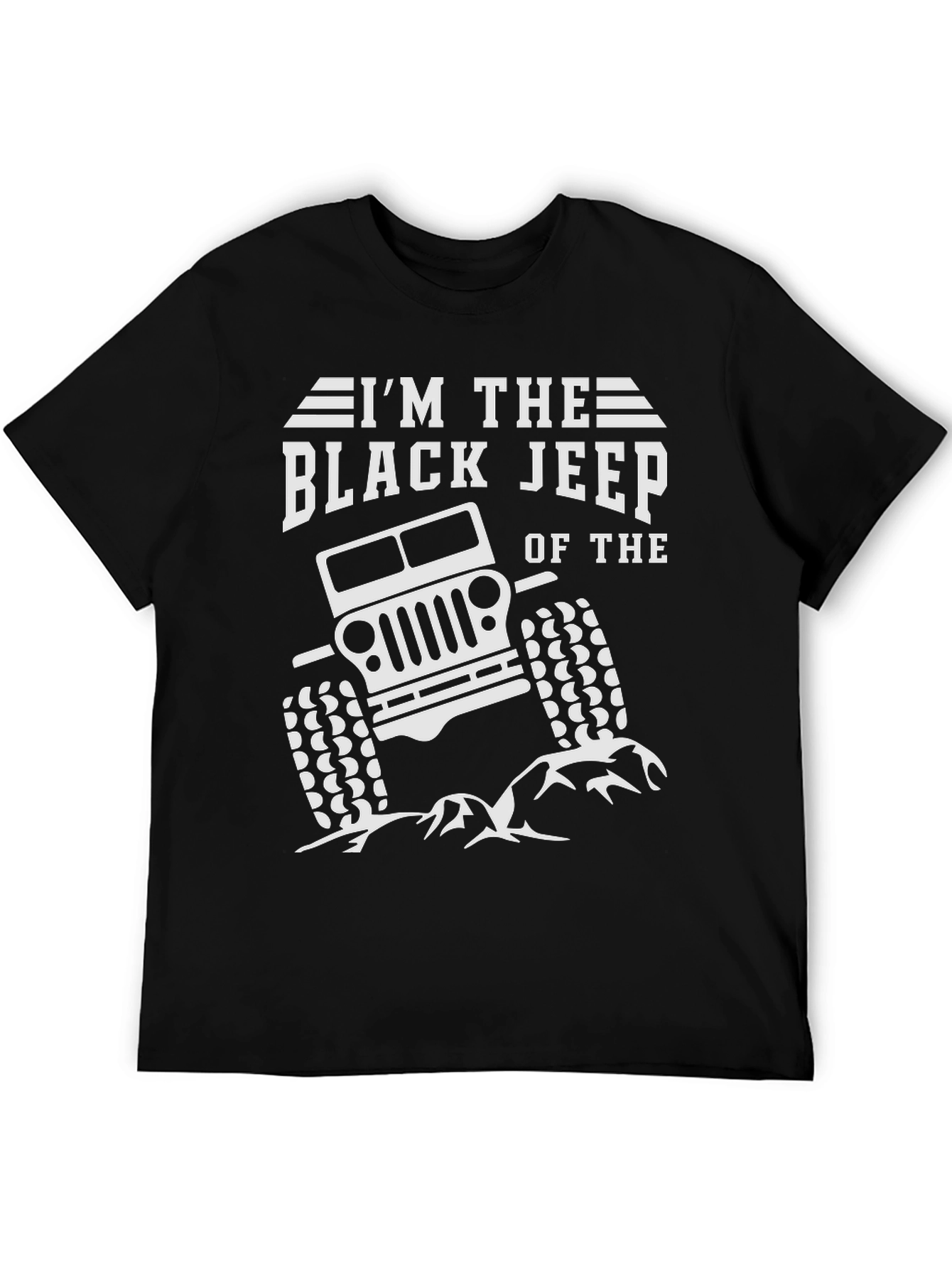 Black Jeep T-Shirt - Off-Road Adventure Tee