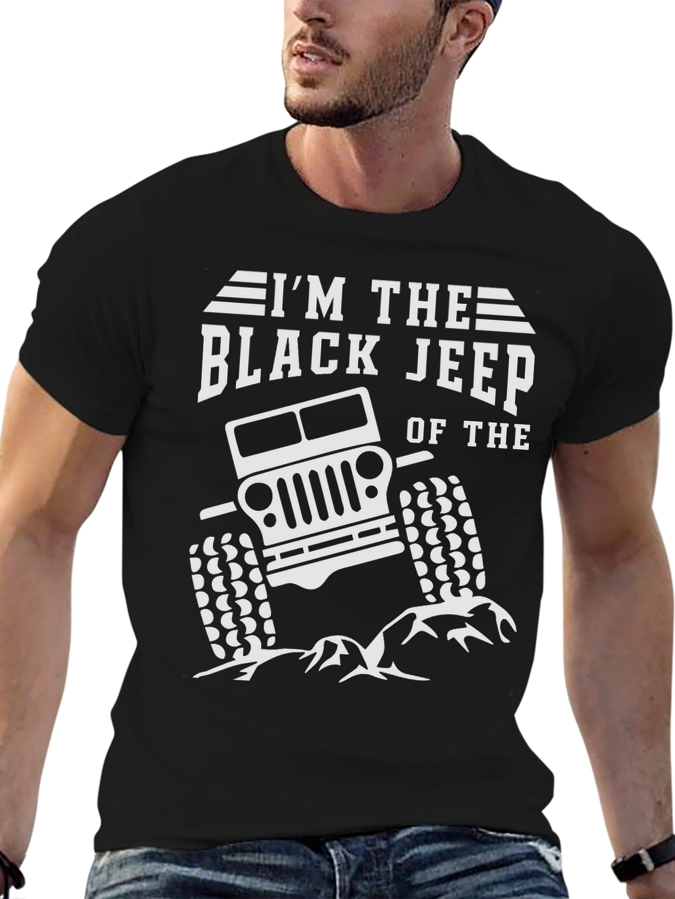 Black Jeep T-Shirt - Off-Road Adventure Tee