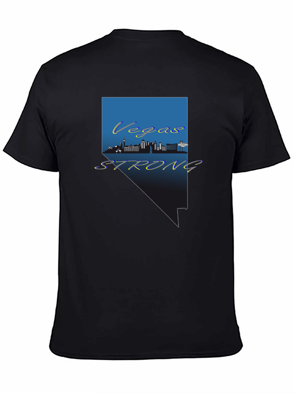 Vegas Strong Graphic Tee - Nevada Pride Shirt