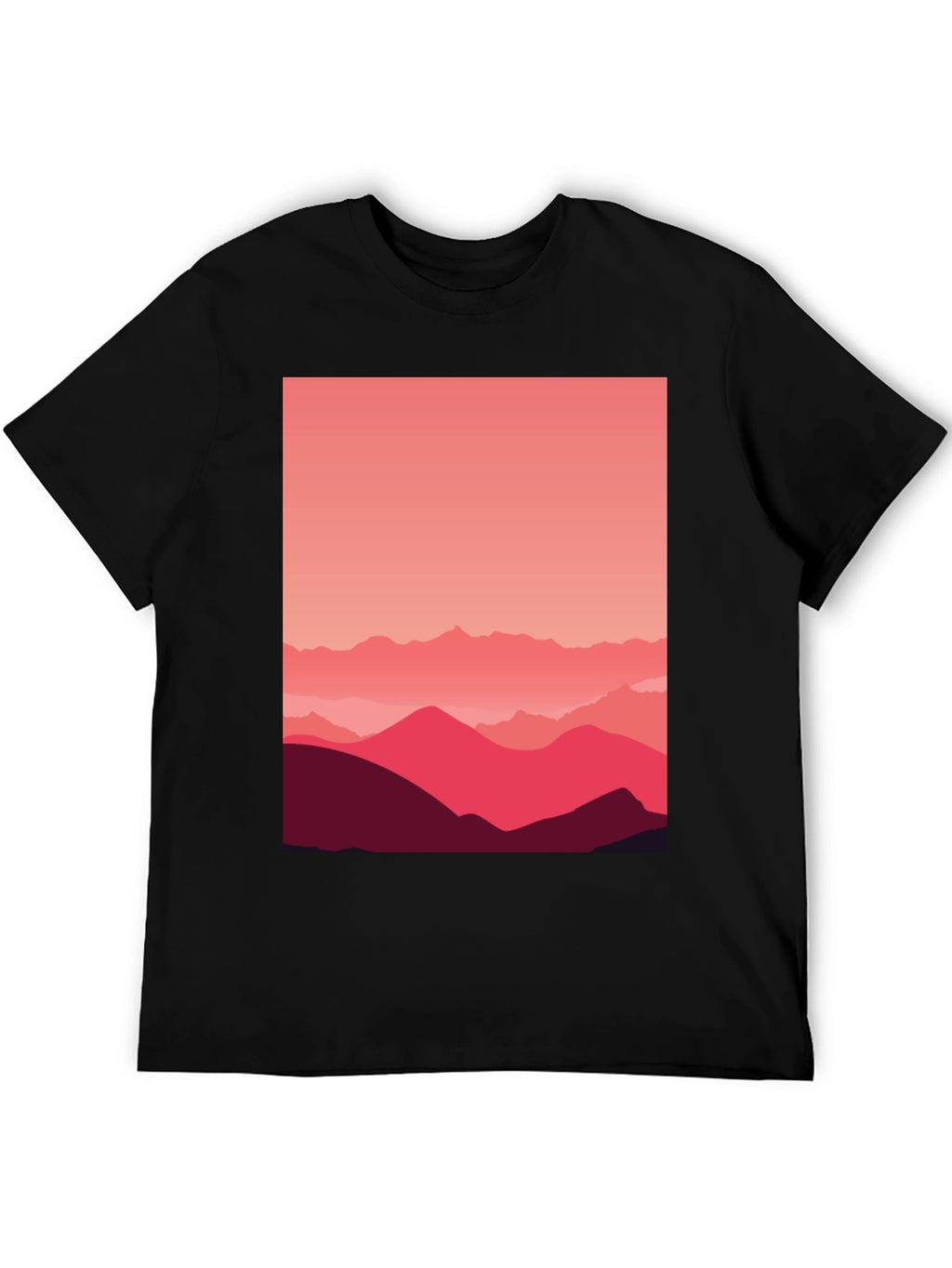 Mountains Graphic Tee - Modern Design
