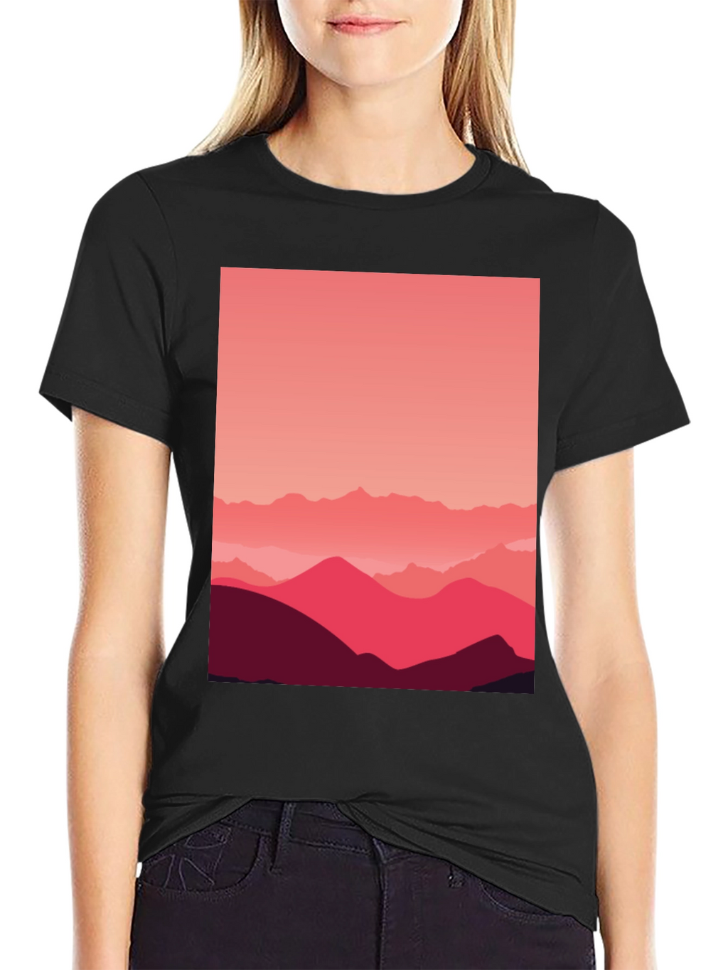 Mountains Graphic Tee - Modern Design