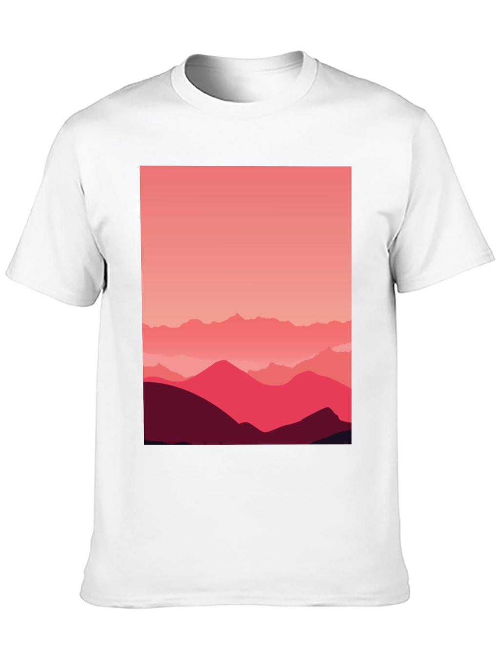 Mountains Graphic Tee - Modern Design