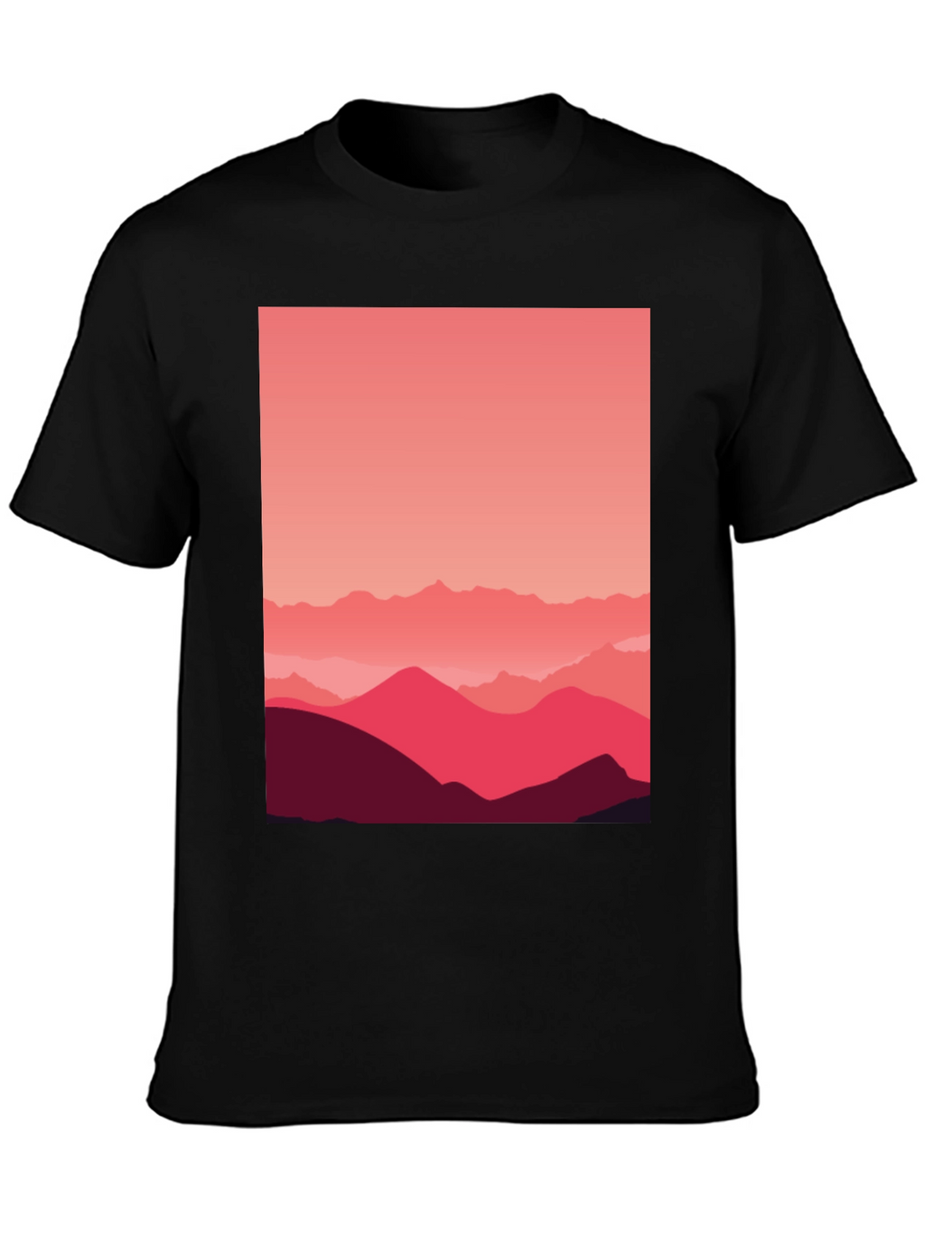 Mountains Graphic Tee - Modern Design