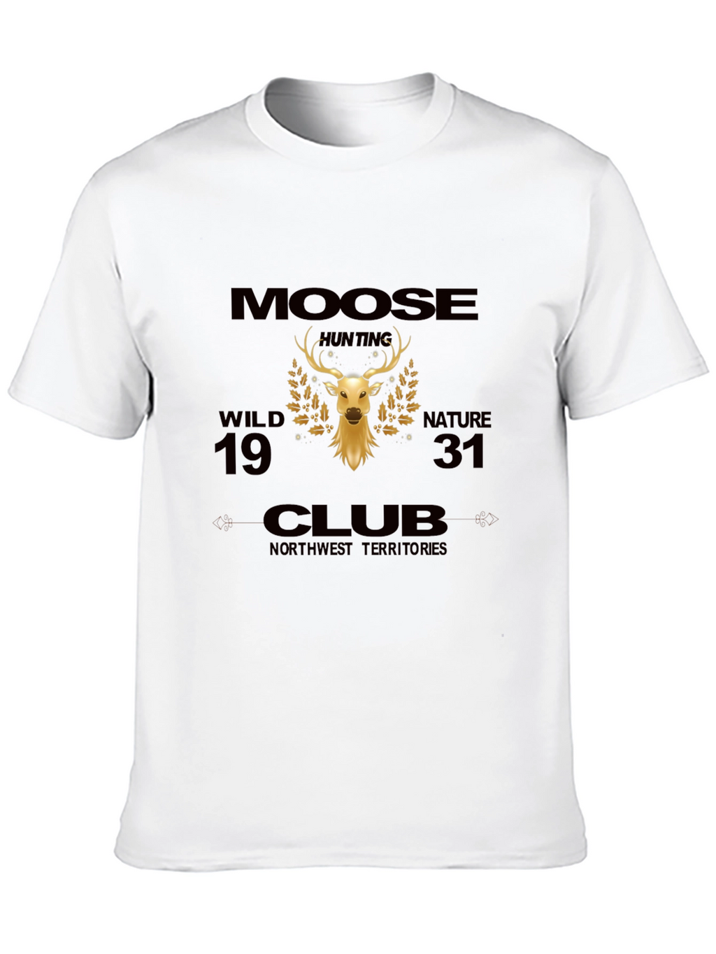 Moose Hunting Club Graphic T-Shirt
