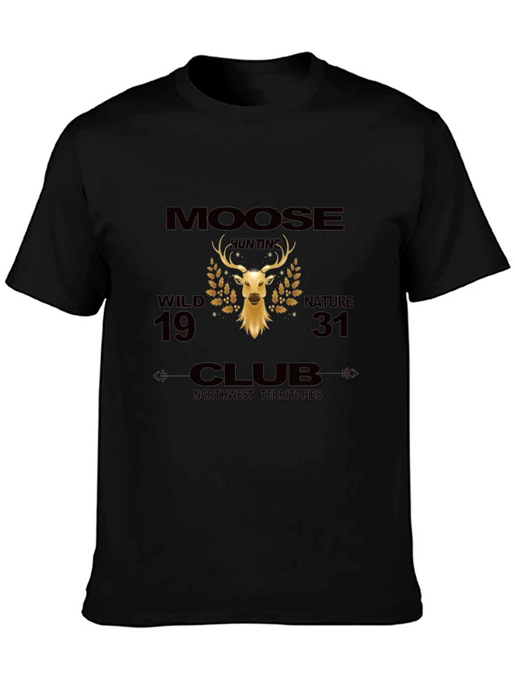 Moose Hunting Club Graphic T-Shirt