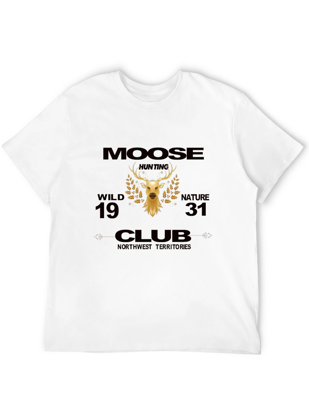 Moose Hunting Club Graphic T-Shirt