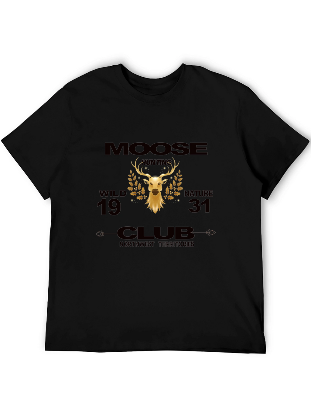 Moose Hunting Club Graphic T-Shirt