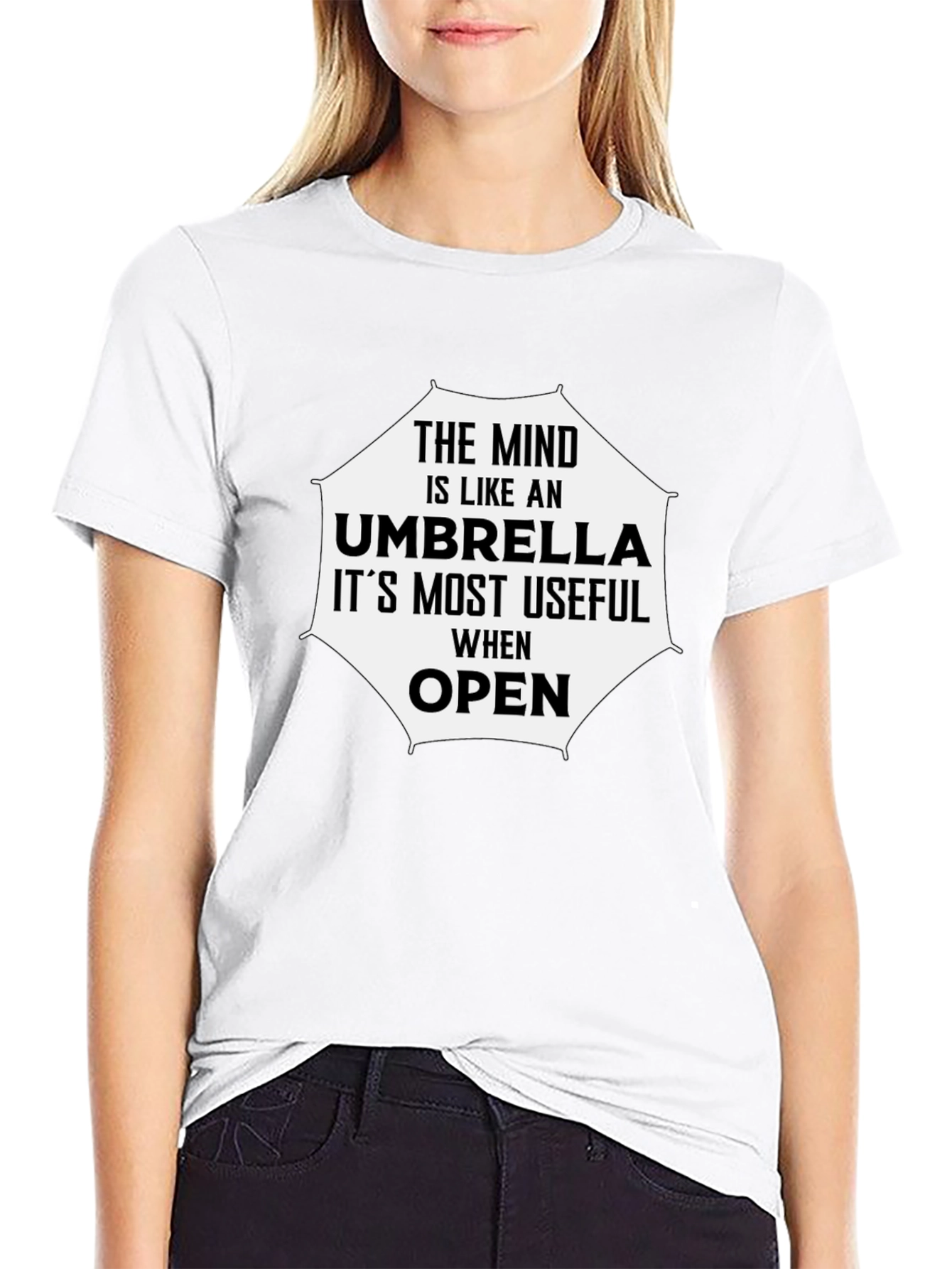 Mind Like Umbrella T-Shirt - Open Minded Tee