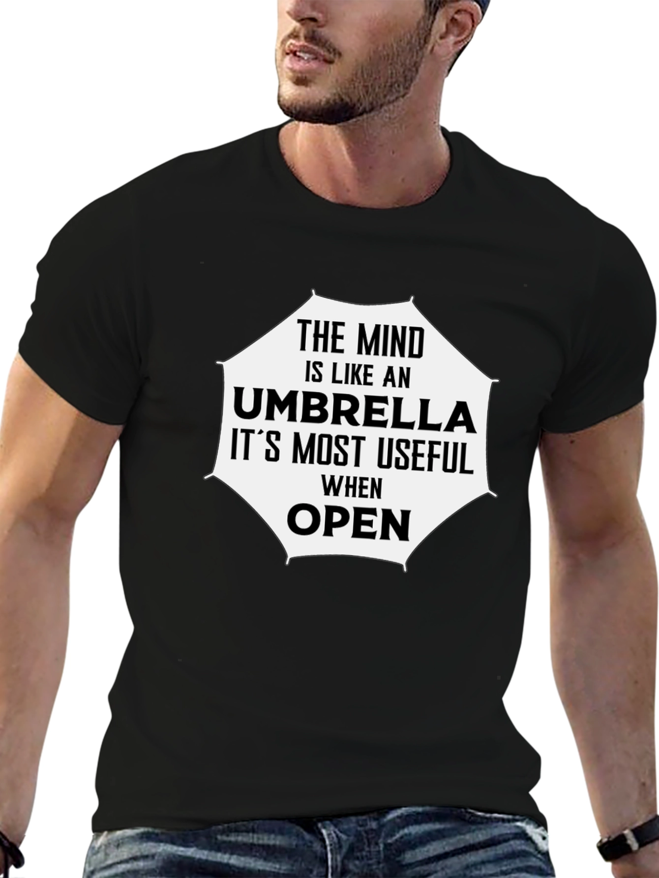 Mind Like Umbrella T-Shirt - Open Minded Tee