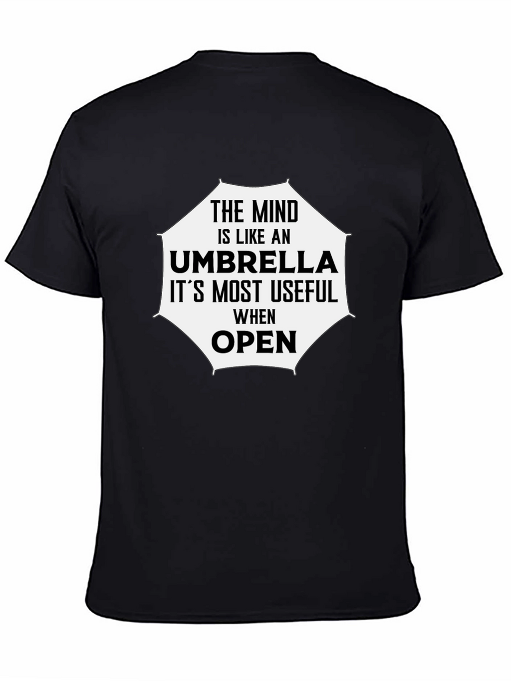 Mind Like Umbrella T-Shirt - Open Minded Tee
