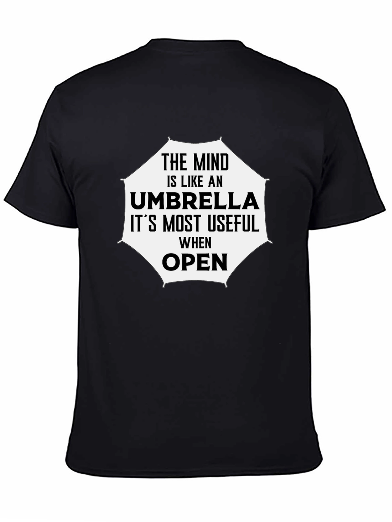 Mind Like Umbrella T-Shirt - Open Minded Tee