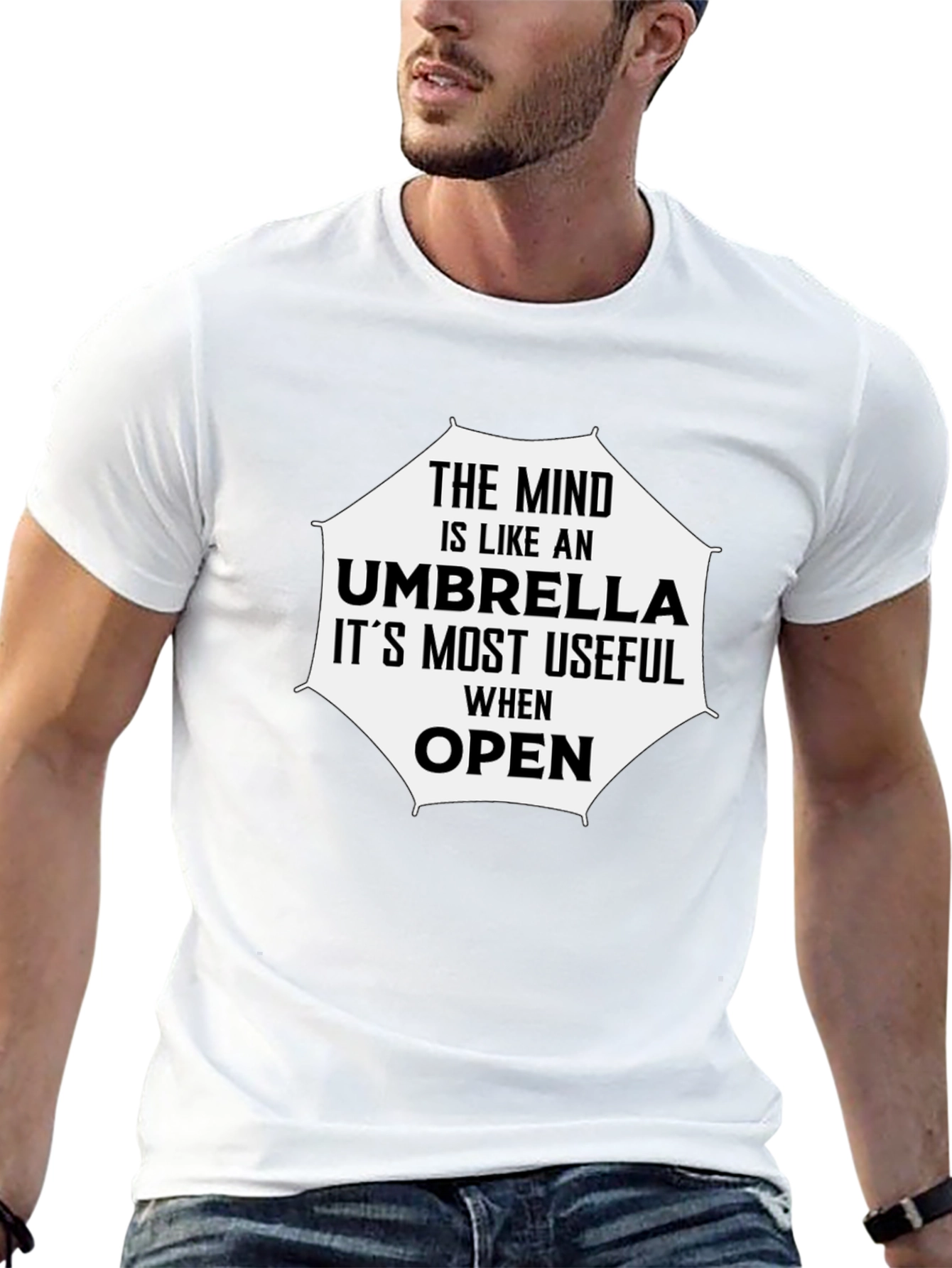 Mind Like Umbrella T-Shirt - Open Minded Tee