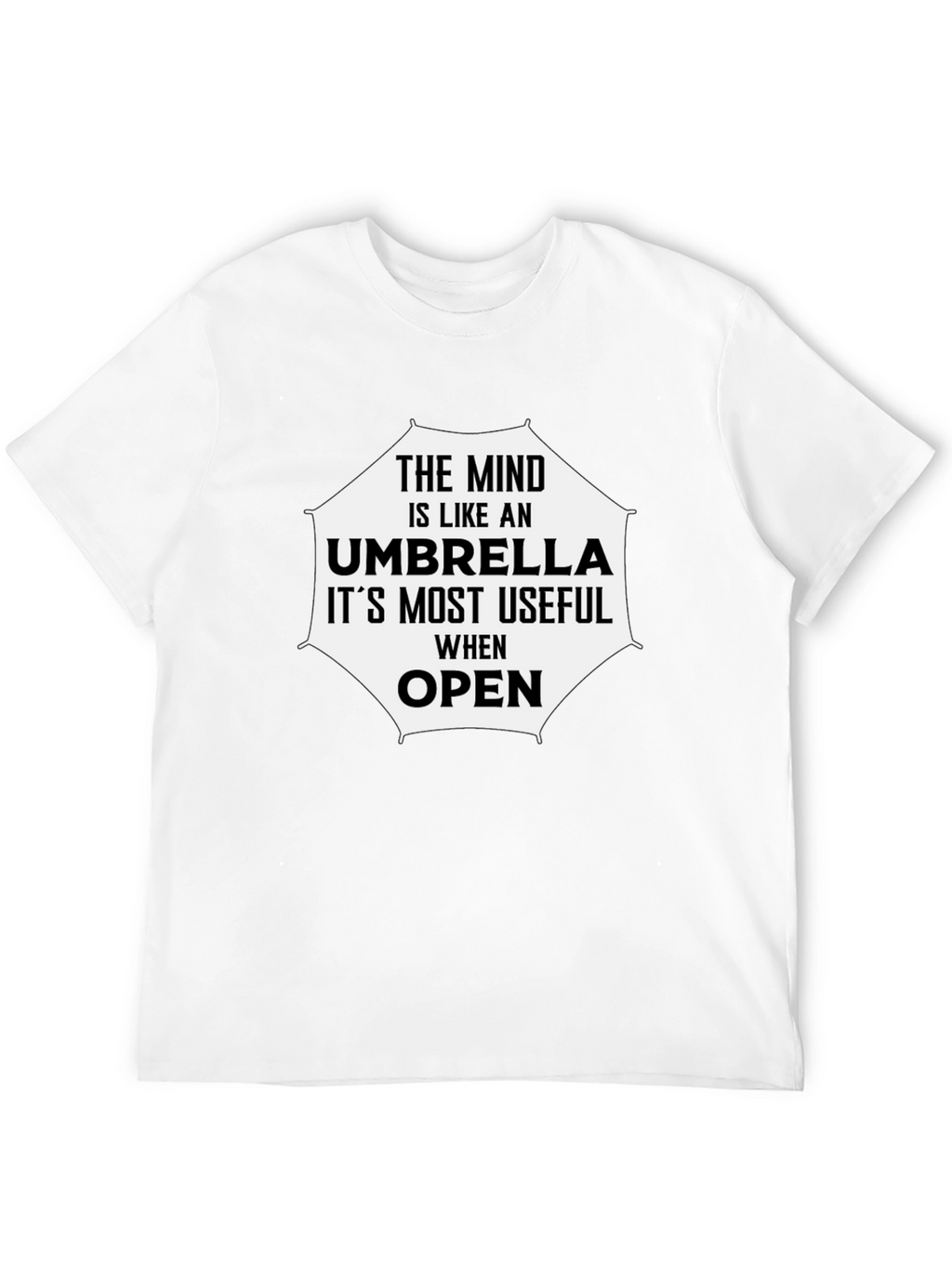 Mind Like Umbrella T-Shirt - Open Minded Tee