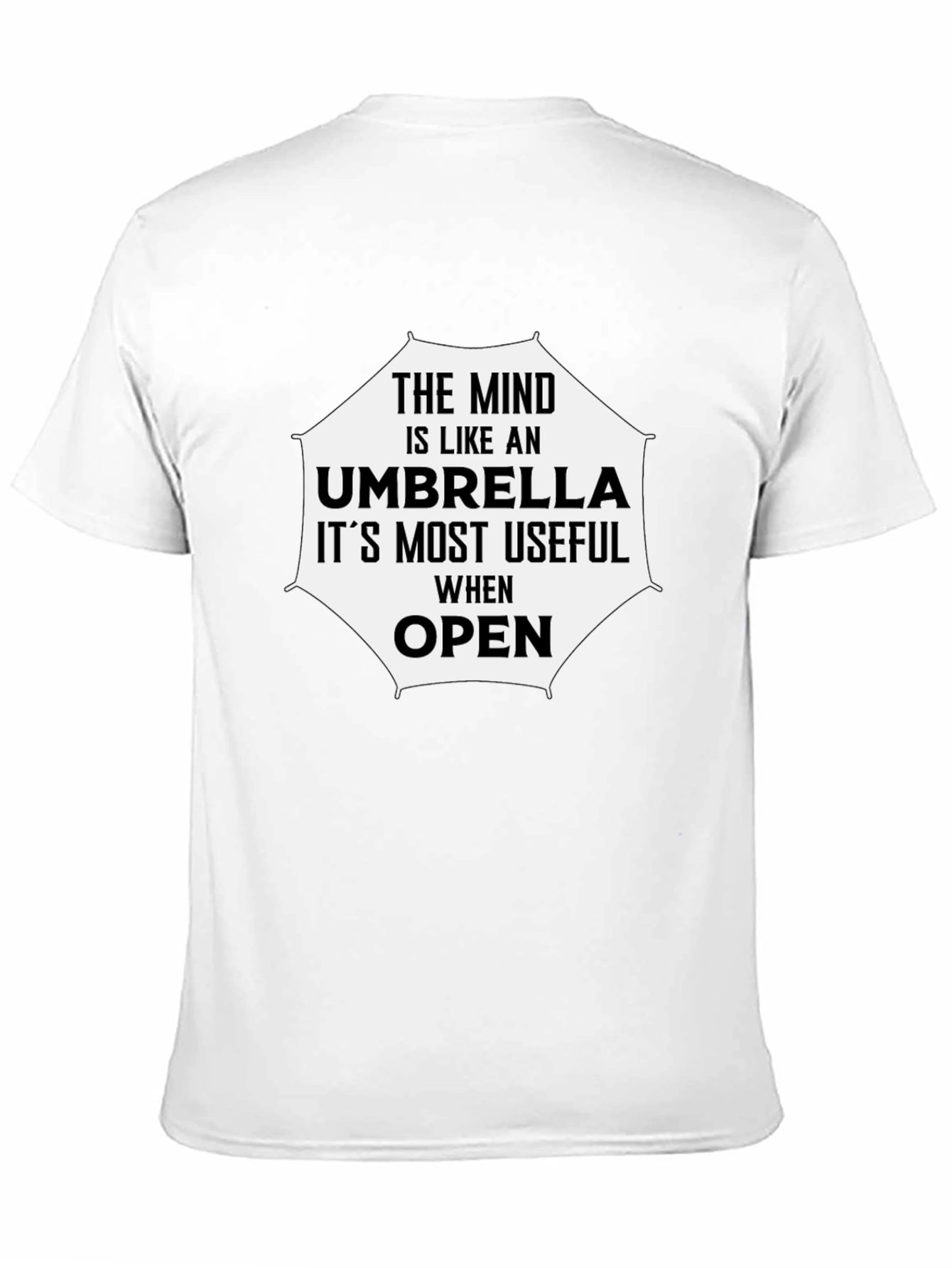 Mind Like Umbrella T-Shirt - Open Minded Tee