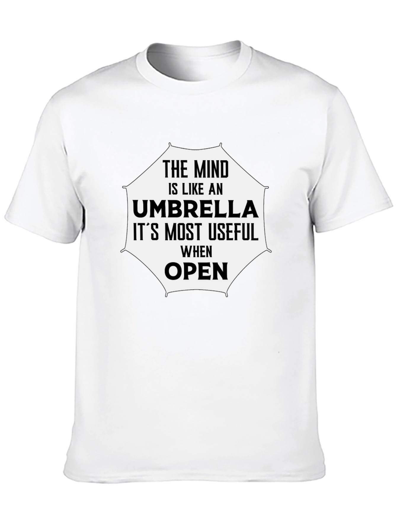 Mind Like Umbrella T-Shirt - Open Minded Tee