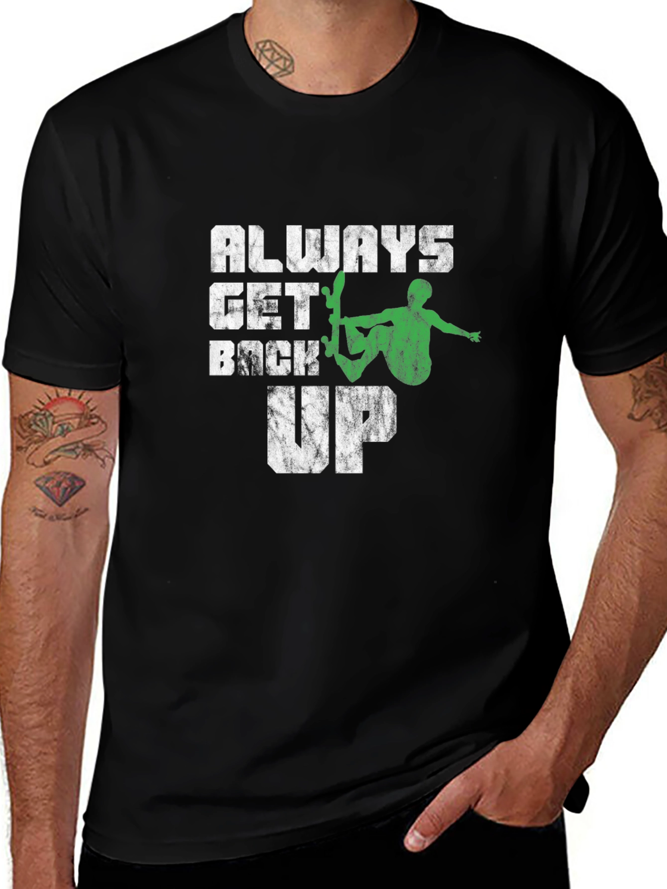 Always Get Back Up Graphic Tee