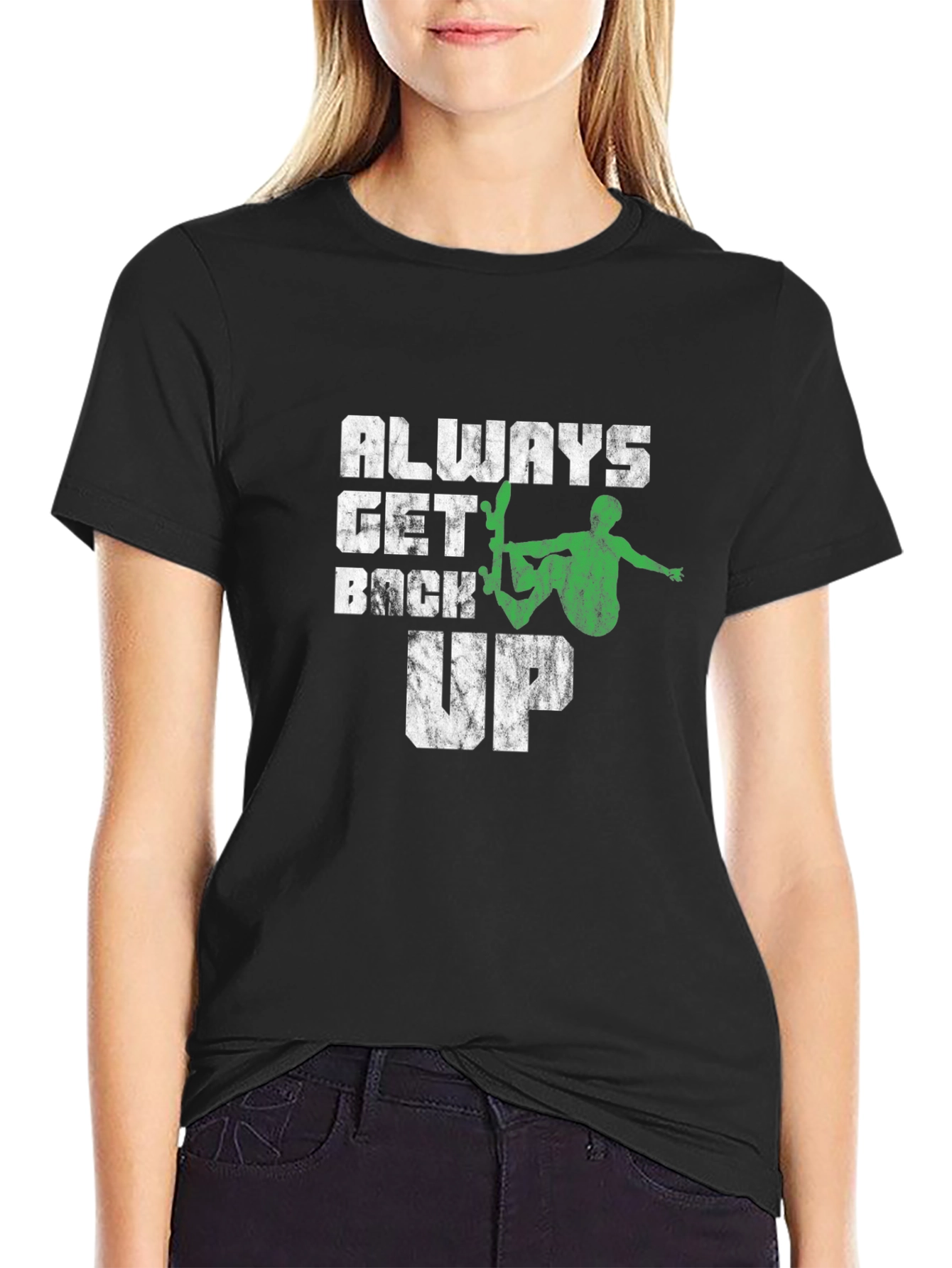 Always Get Back Up Graphic Tee