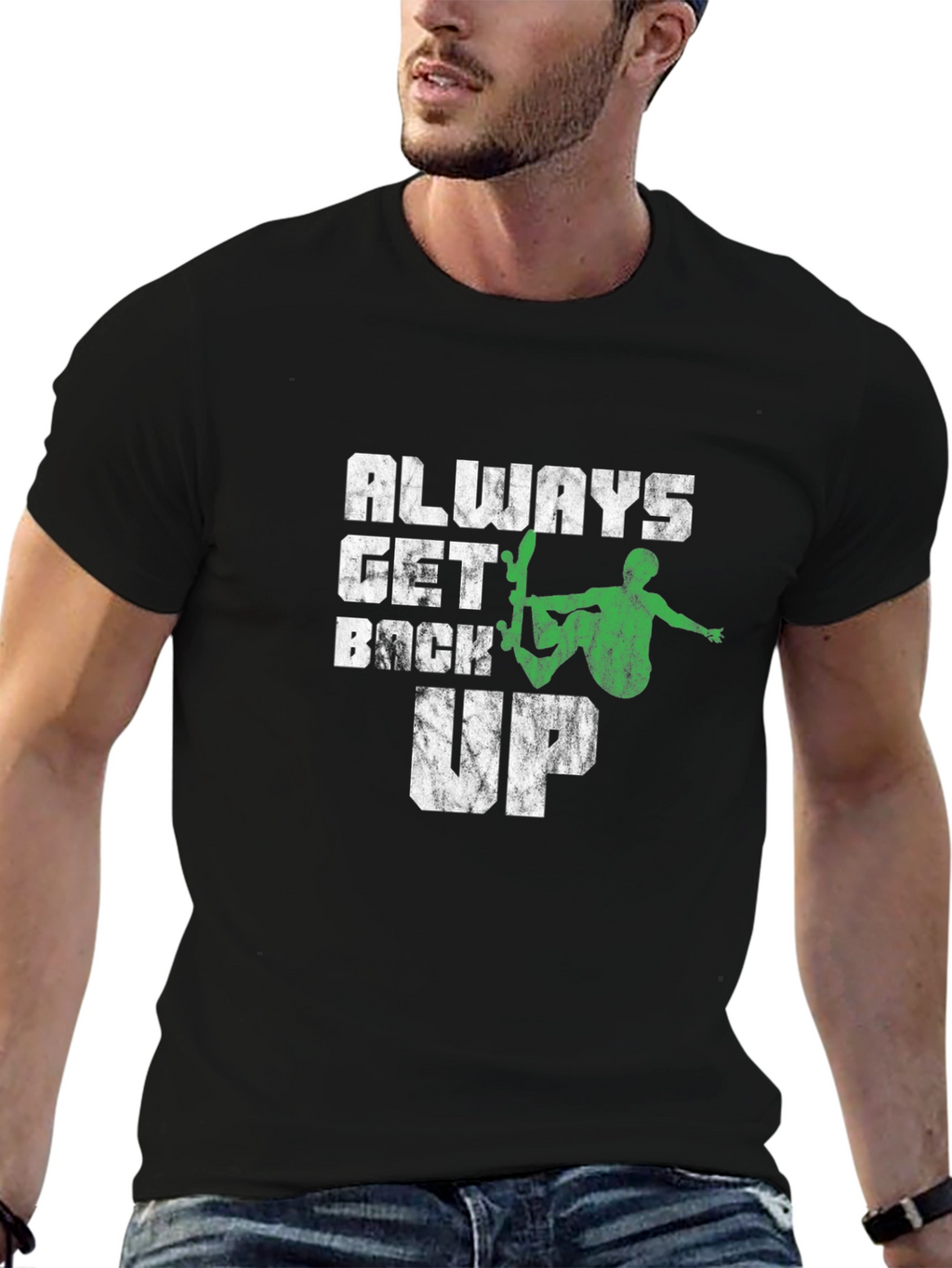 Always Get Back Up Graphic Tee