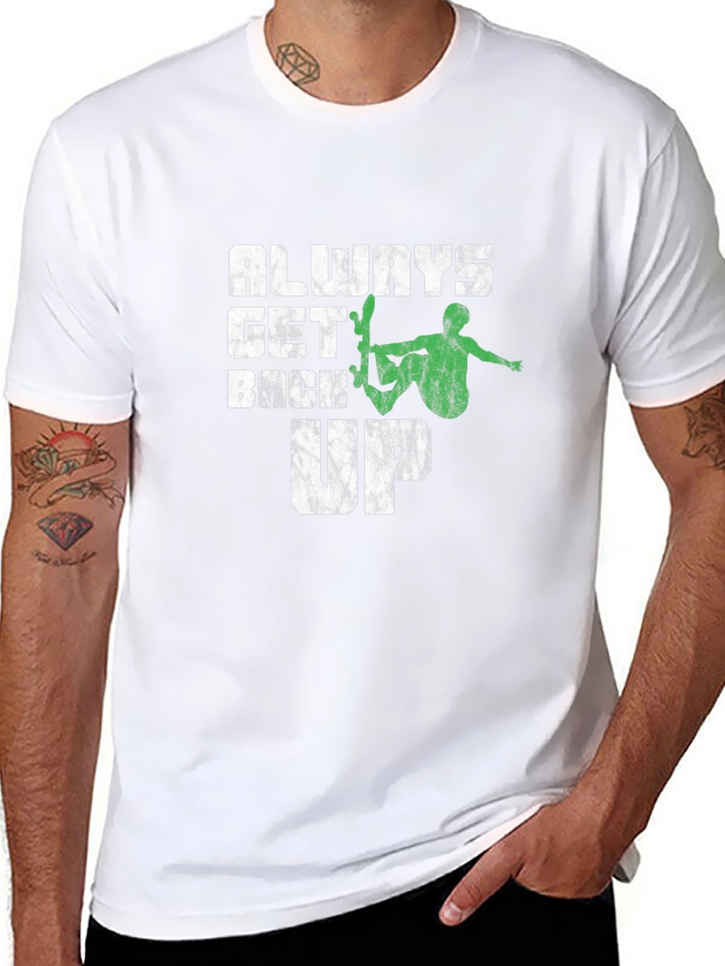 Always Get Back Up Graphic Tee