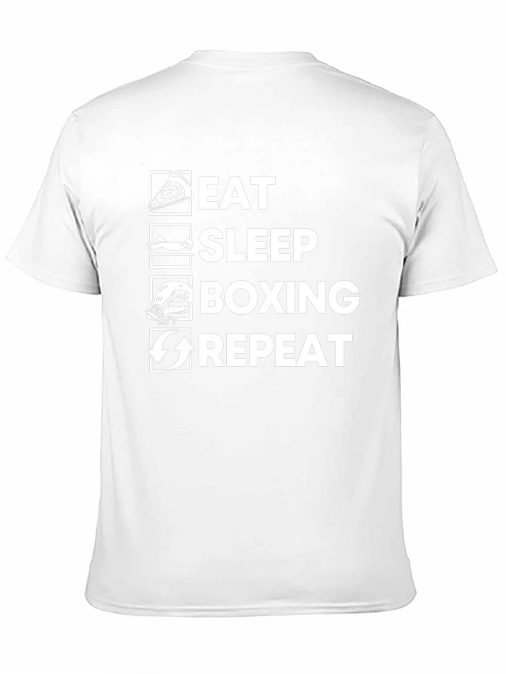Eat Sleep Boxing Repeat Graphic Tee